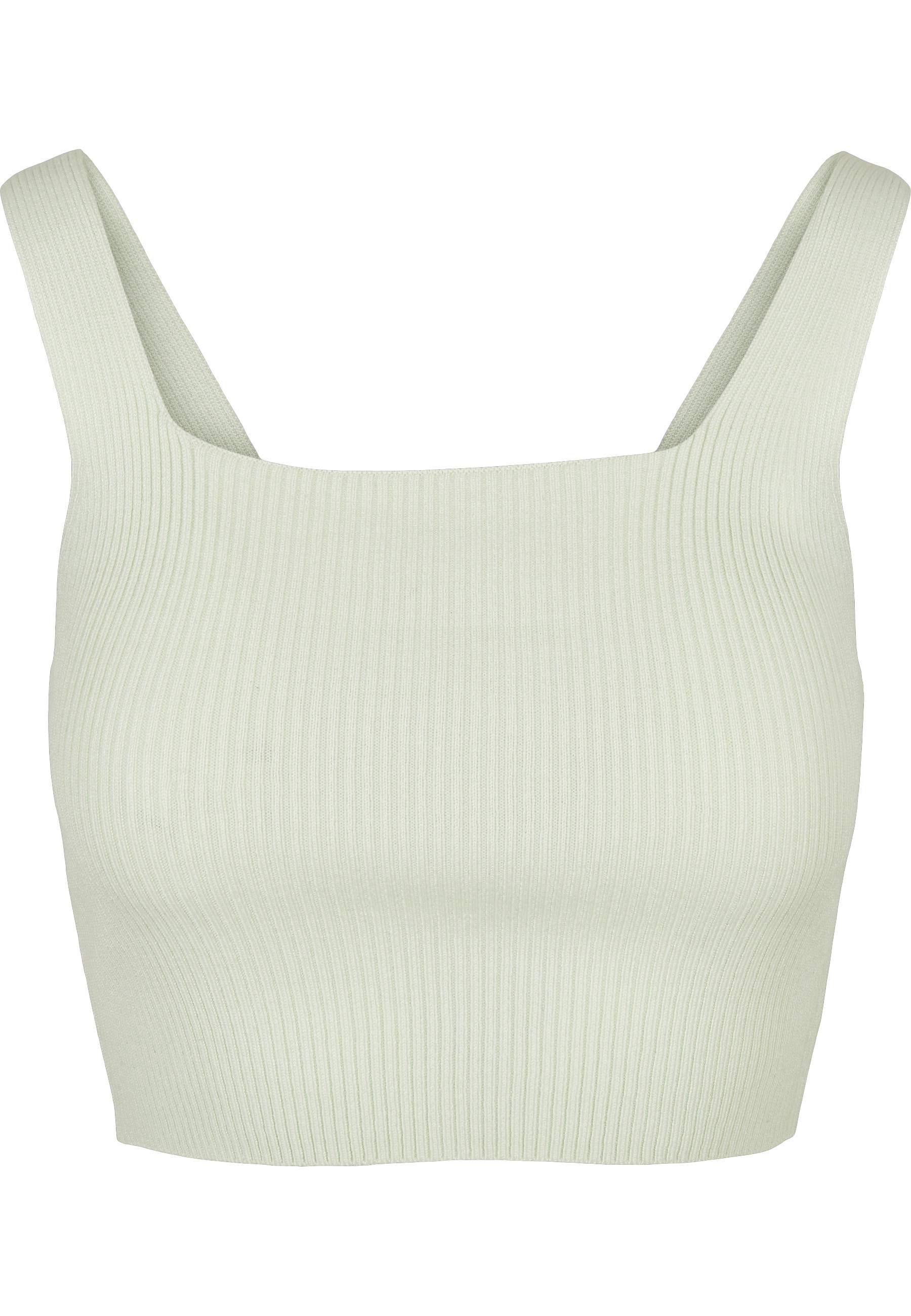 URBAN CLASSICS Tanktop "Urban Classics Damen Ladies Cropped Knit Top" 1 Stk günstig online kaufen