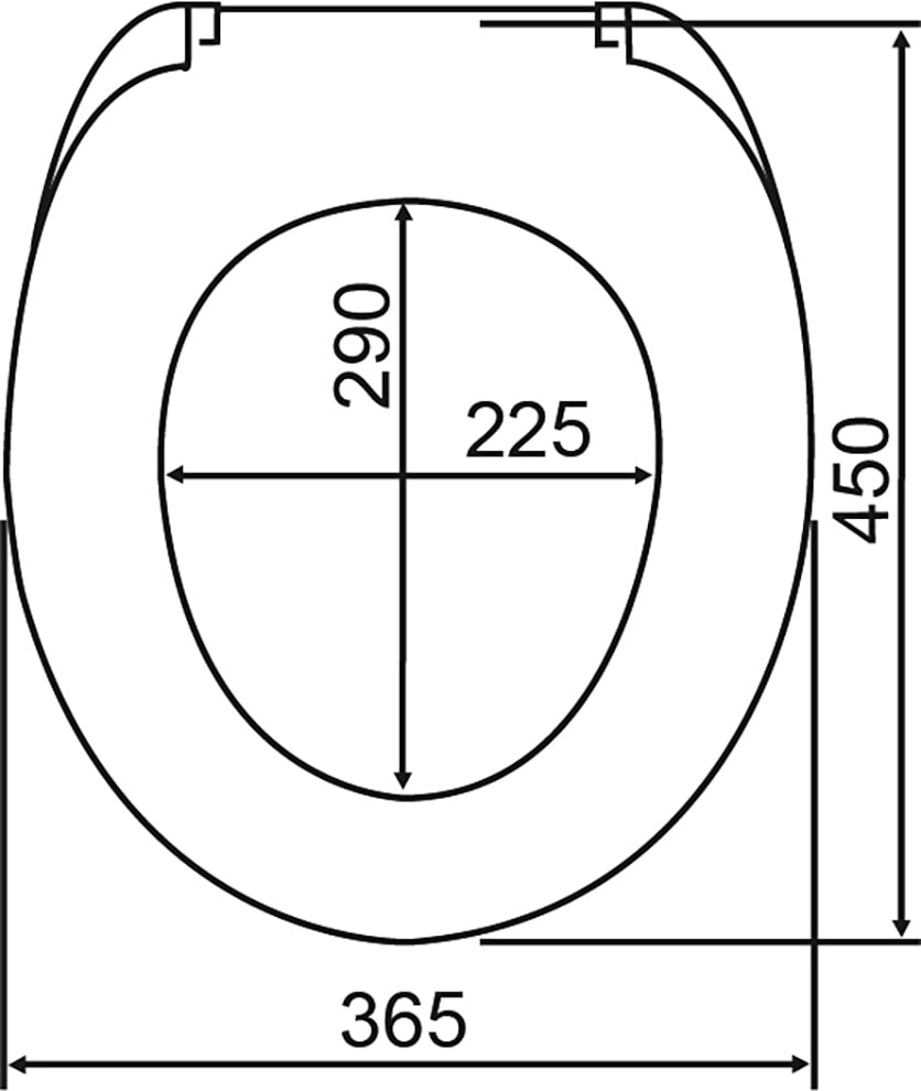 WENKO WC-Sitz »Rope mit Relief«, (1 St.), Thermoplast