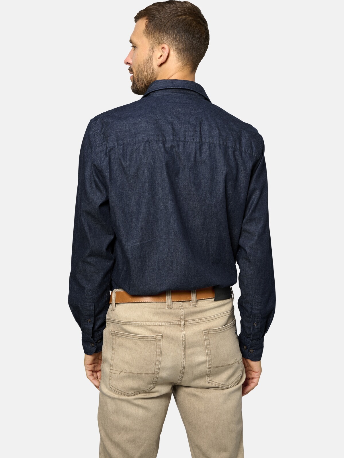 Babista Langarmhemd »Hemd STILAVEST«, (1 tlg.), aus leichtem Denim