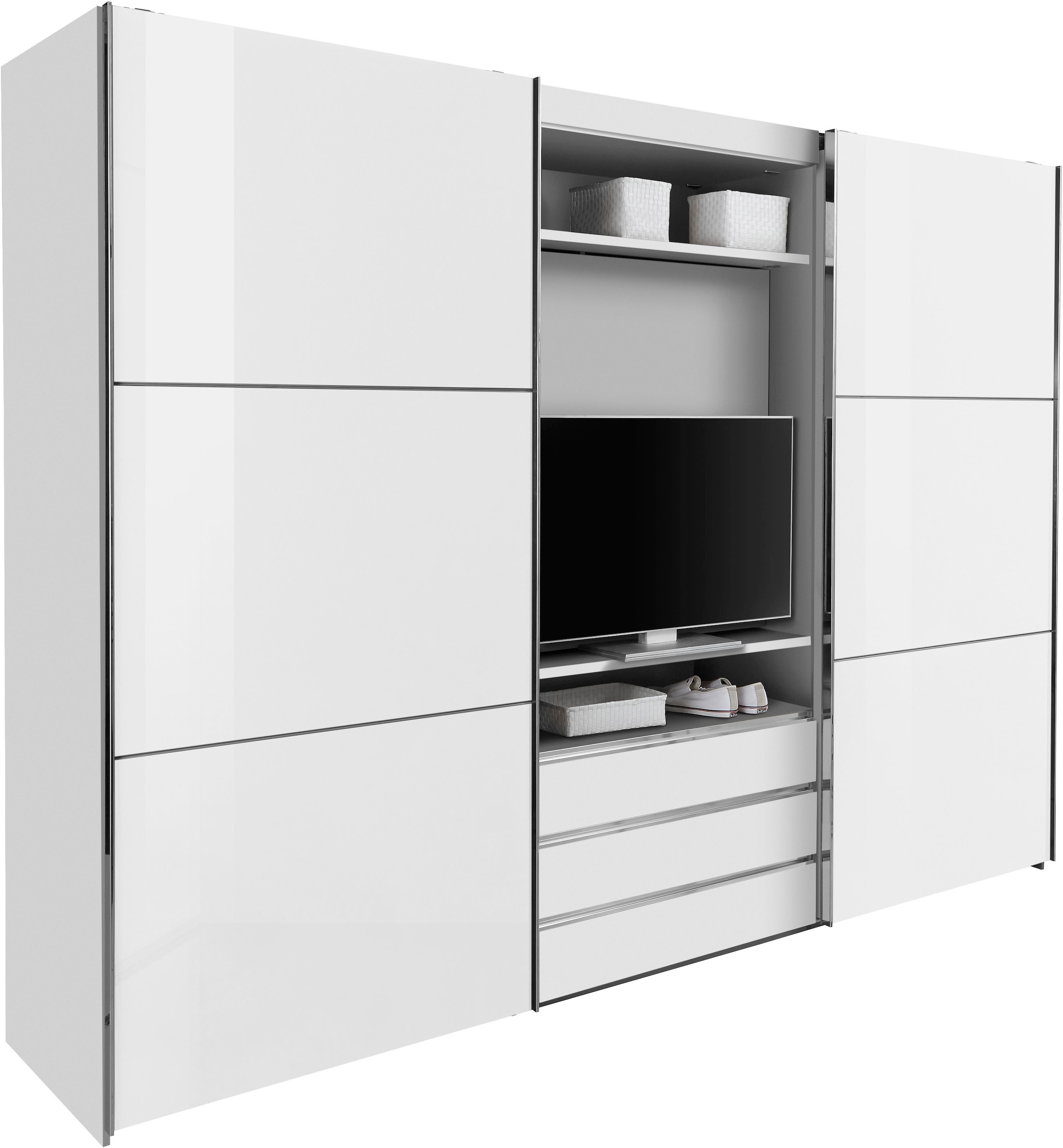 Fresh To Go Schwebetürenschrank »Magic«, TV-Element drehbaren mit BAUR 