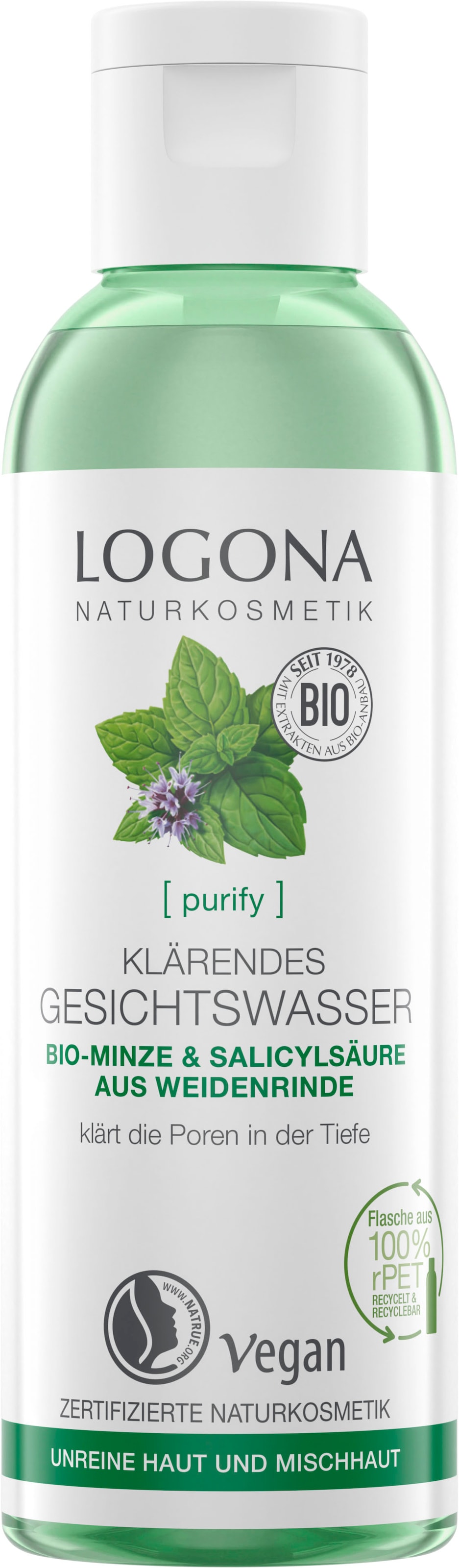 LOGONA Gesichtswasser »Logona purify Klärendes Gesichtswasser«