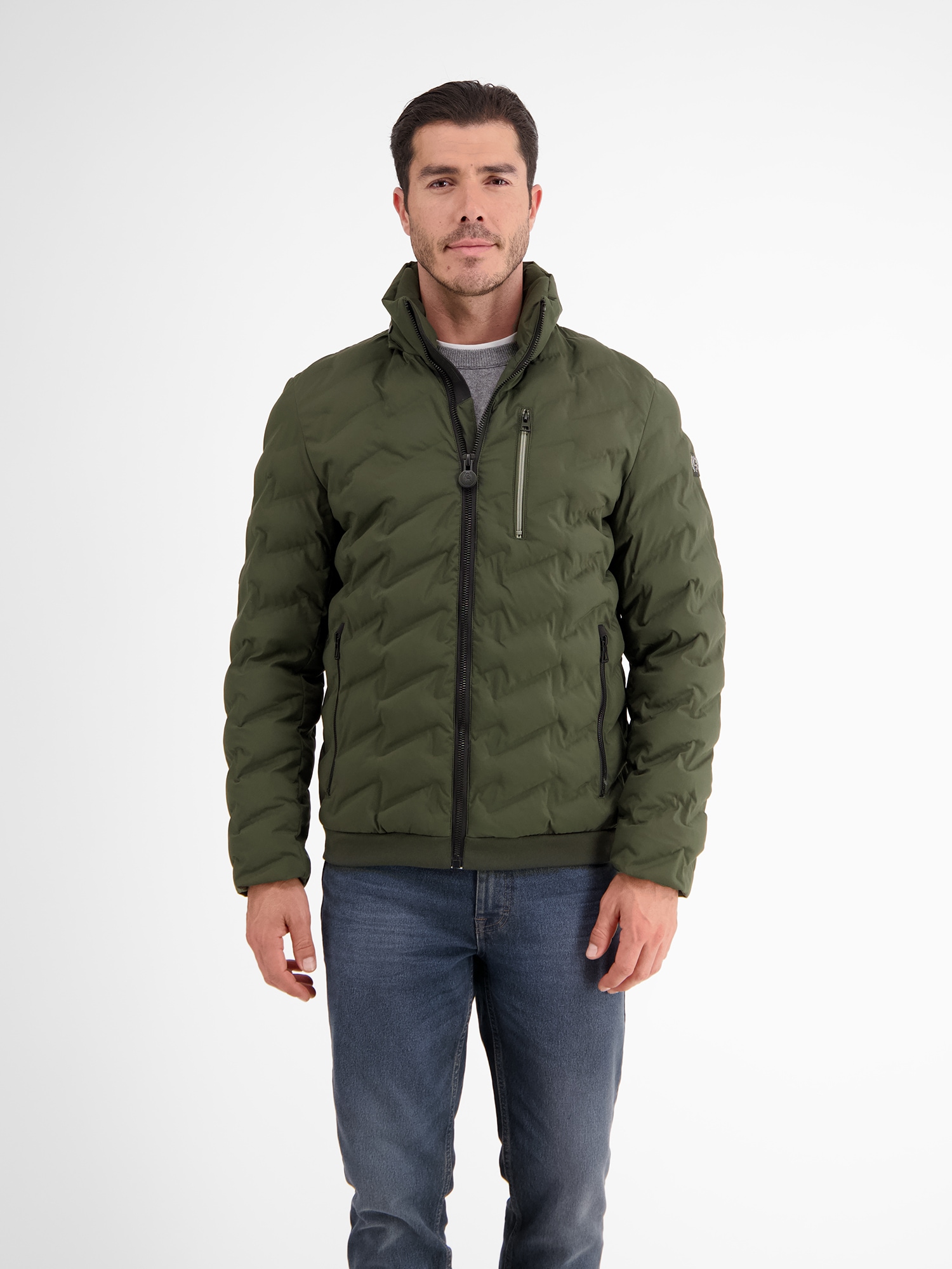 LERROS Outdoorjacke »LERROS Sportive Funktions-Steppjacke für Herren«, mit Kapuze, Wasser_Windabweisend