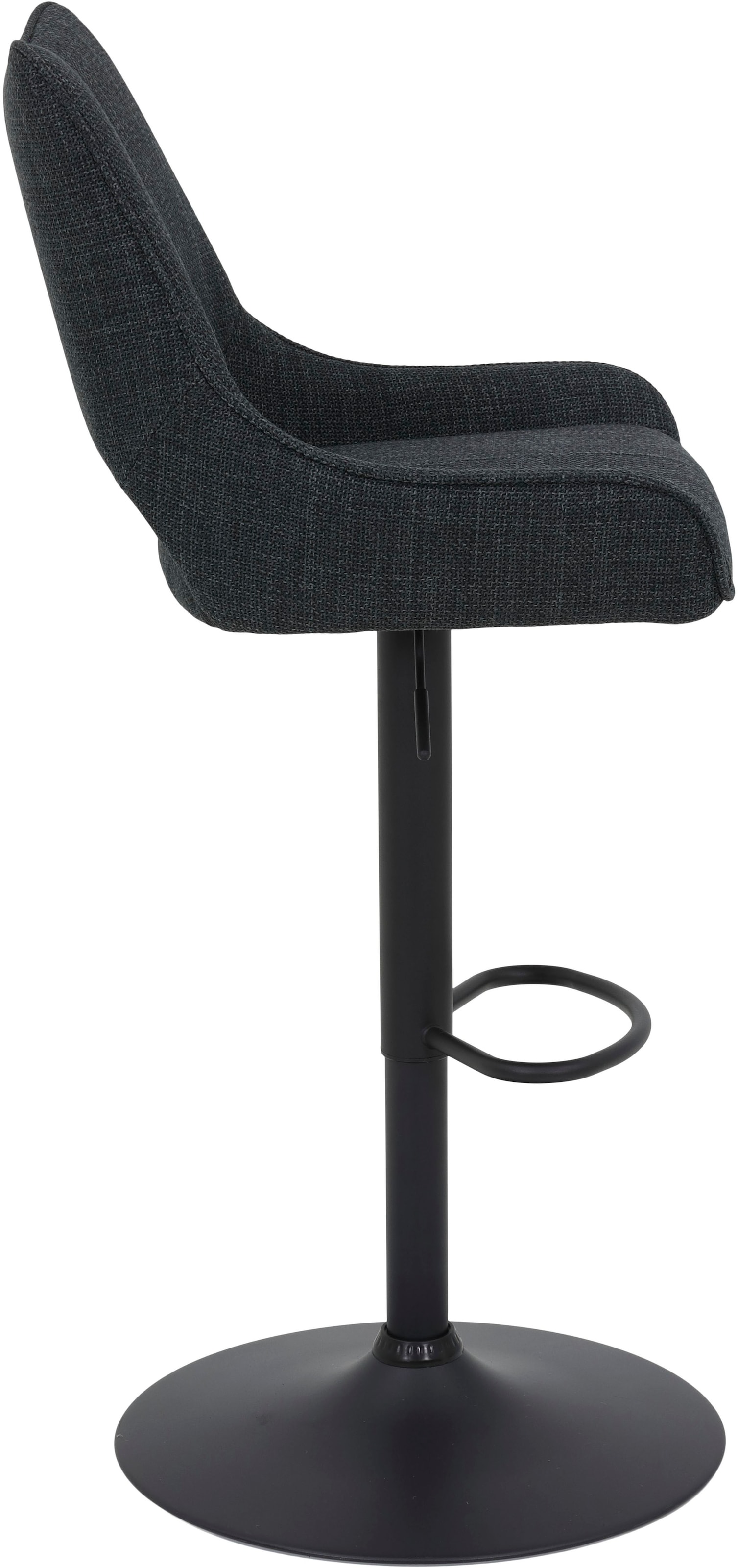 HELA Barhocker »ROCKPORT«, (Set), drehbar,höhenverstellbar,Gasdruckfeder,Rückenausschnitt,Tellerfuß