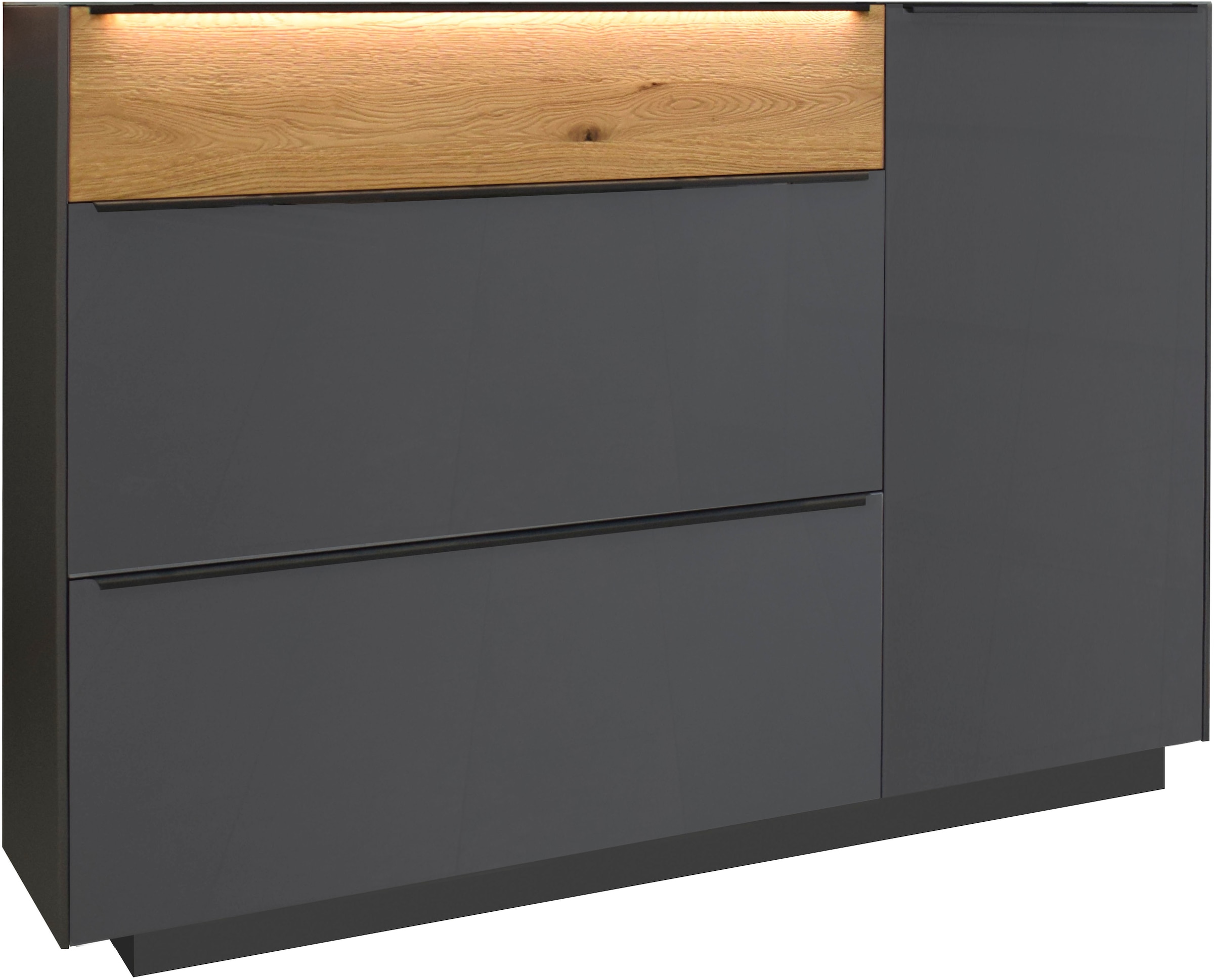 Mäusbacher Schuhschrank »Nova Garderobe« inkl. Metallschuhkörbe und  Griffbeleuchtung BHT 107 x 110 x 32 cm