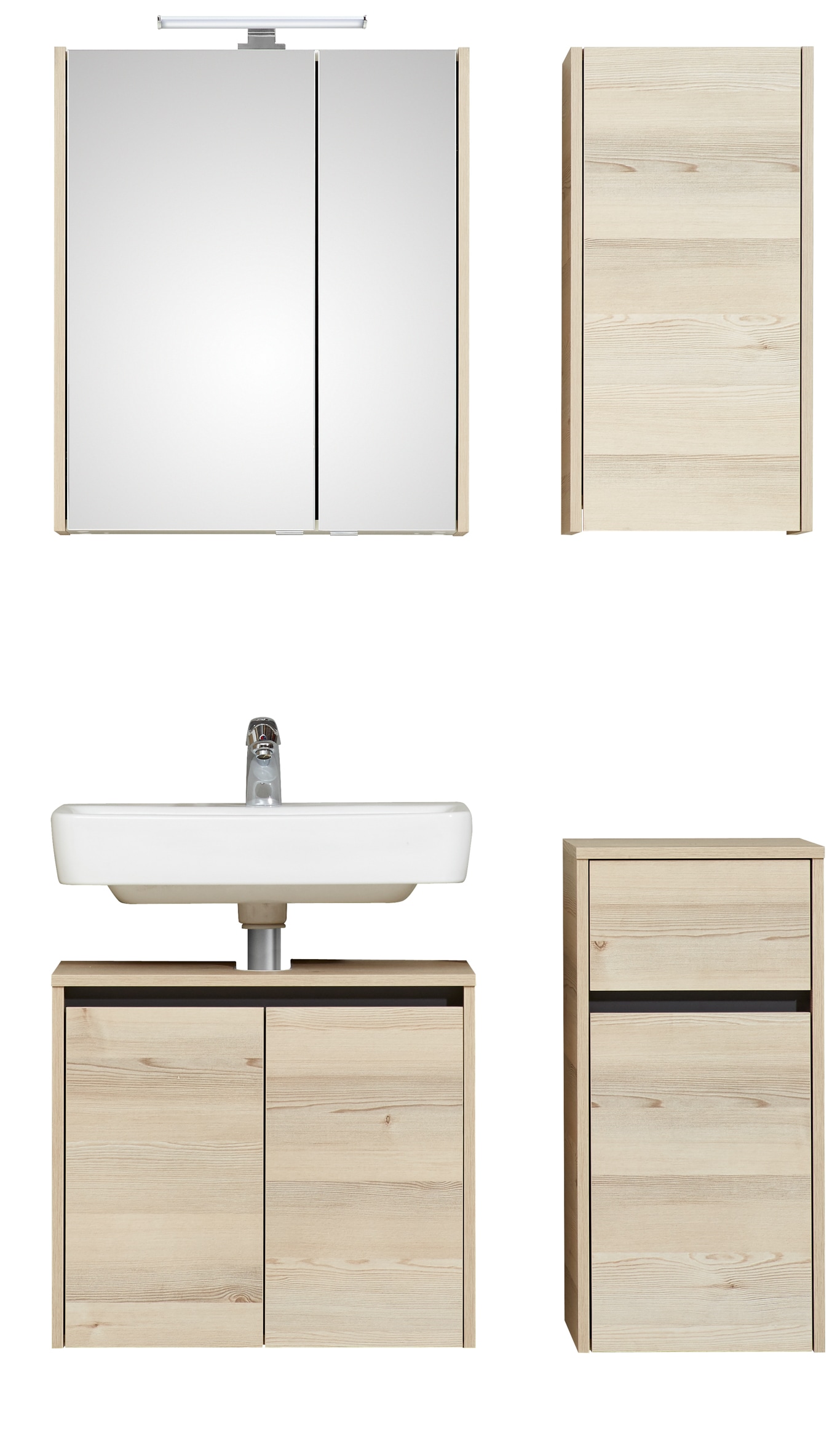 Saphir Badmöbel-Set "Quickset 393" Komplett-Set, 4 Stk. tlg. günstig online kaufen