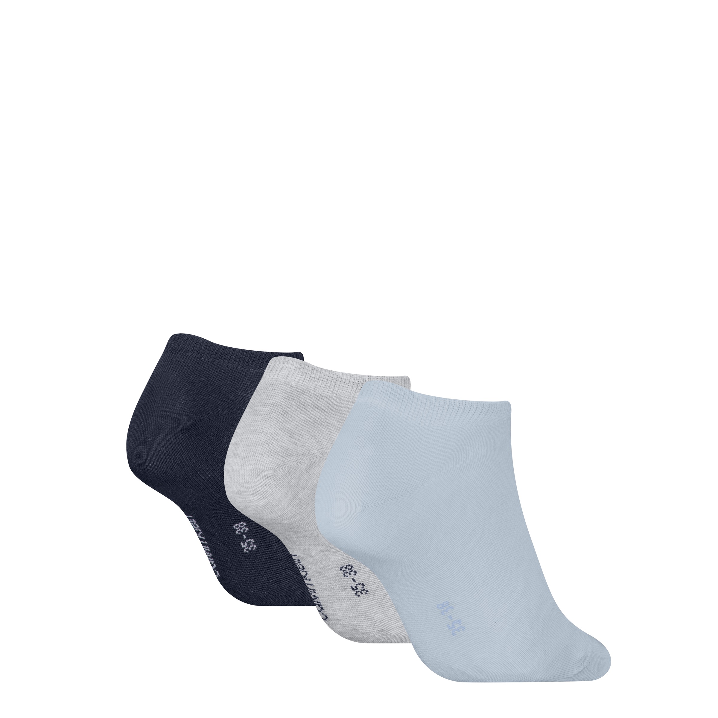 Calvin Klein Sneakersocken "CK WOMEN SNEAKER" 3 Paar, schmales Rippenbündch günstig online kaufen