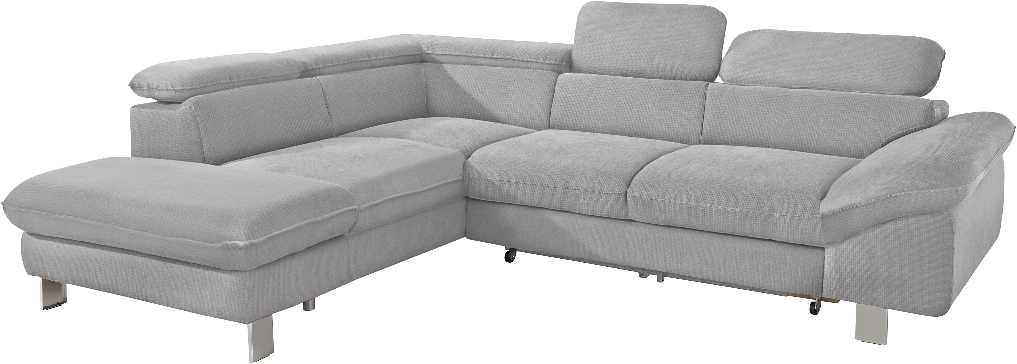 COTTA Ecksofa "Driver L-Form" mit Kopfteilverstellung, wahlweise mit Schlaffunktion & Bettkasten