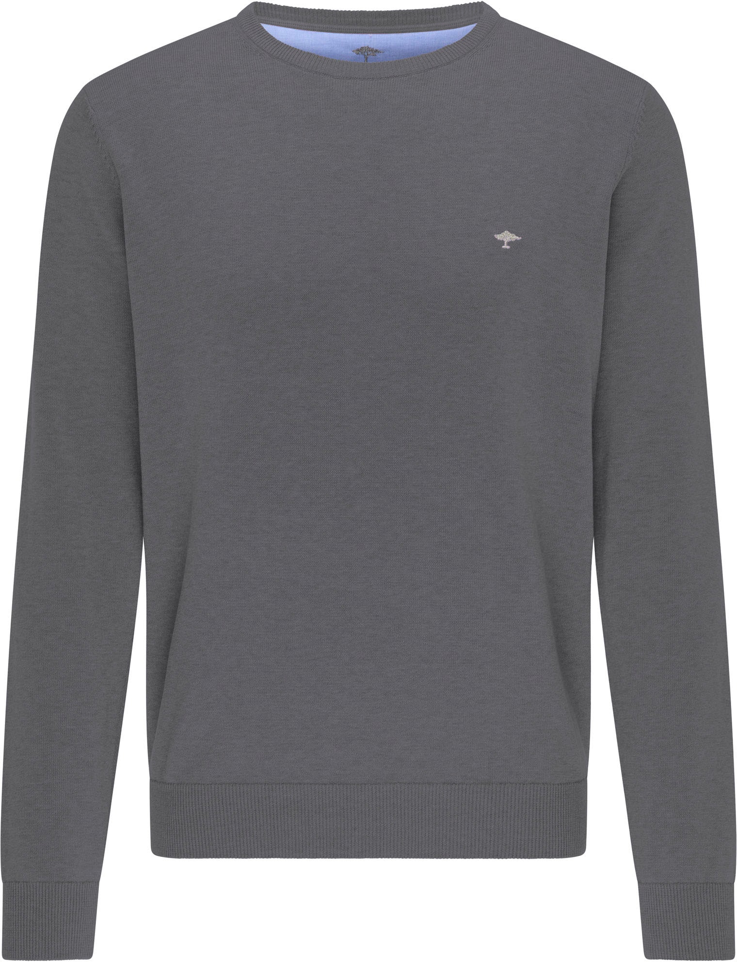 FYNCH-HATTON Strickpullover »FYNCH-HATTON Langarmpullover«, (1 tlg.), mit  Logostickerei ▷ für | BAUR