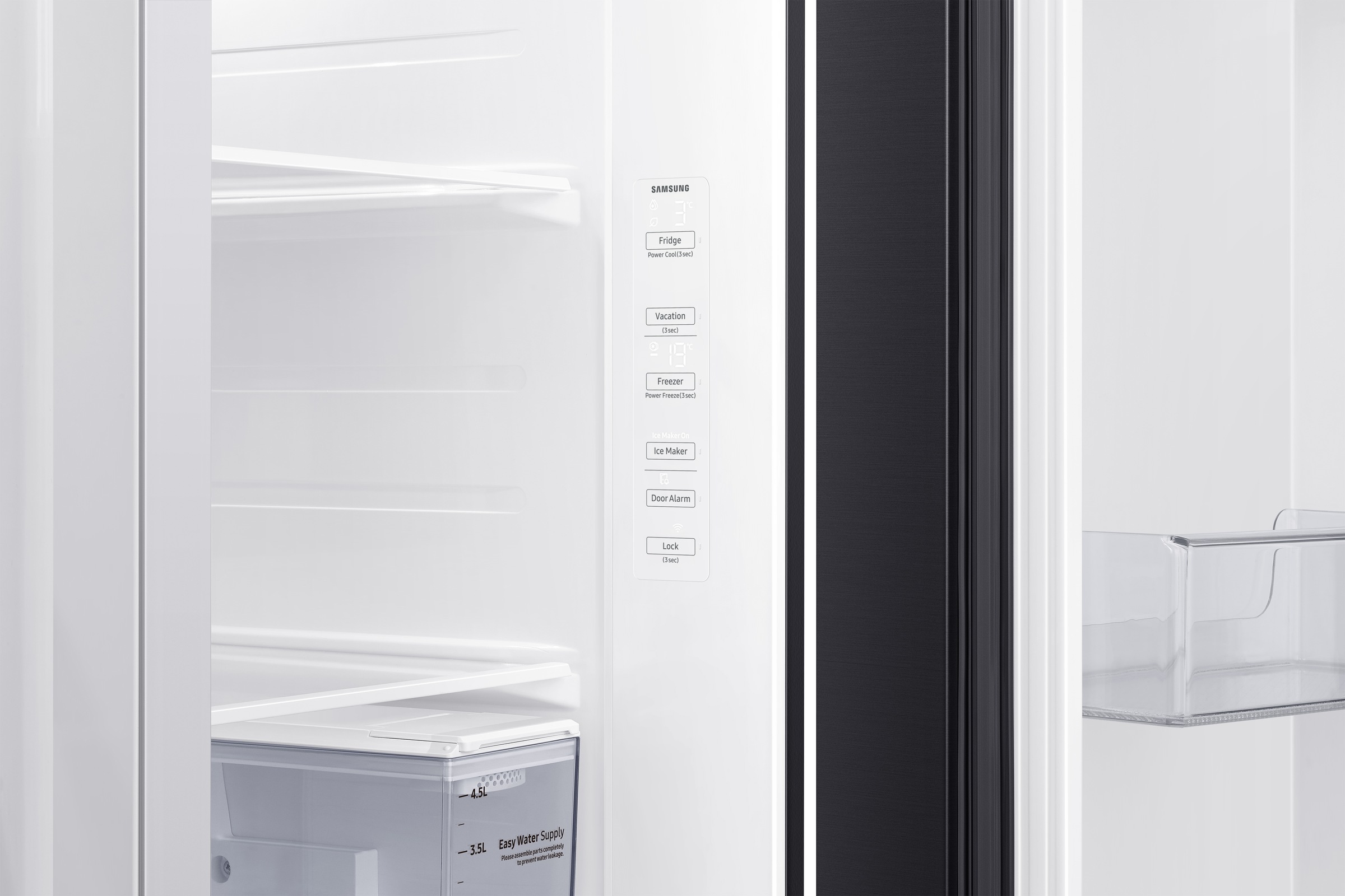 Samsung Side-by-Side RS5000 »RS64DG5303B1EF«, SpaceMax?? - Viel Platz für deine Vorräte