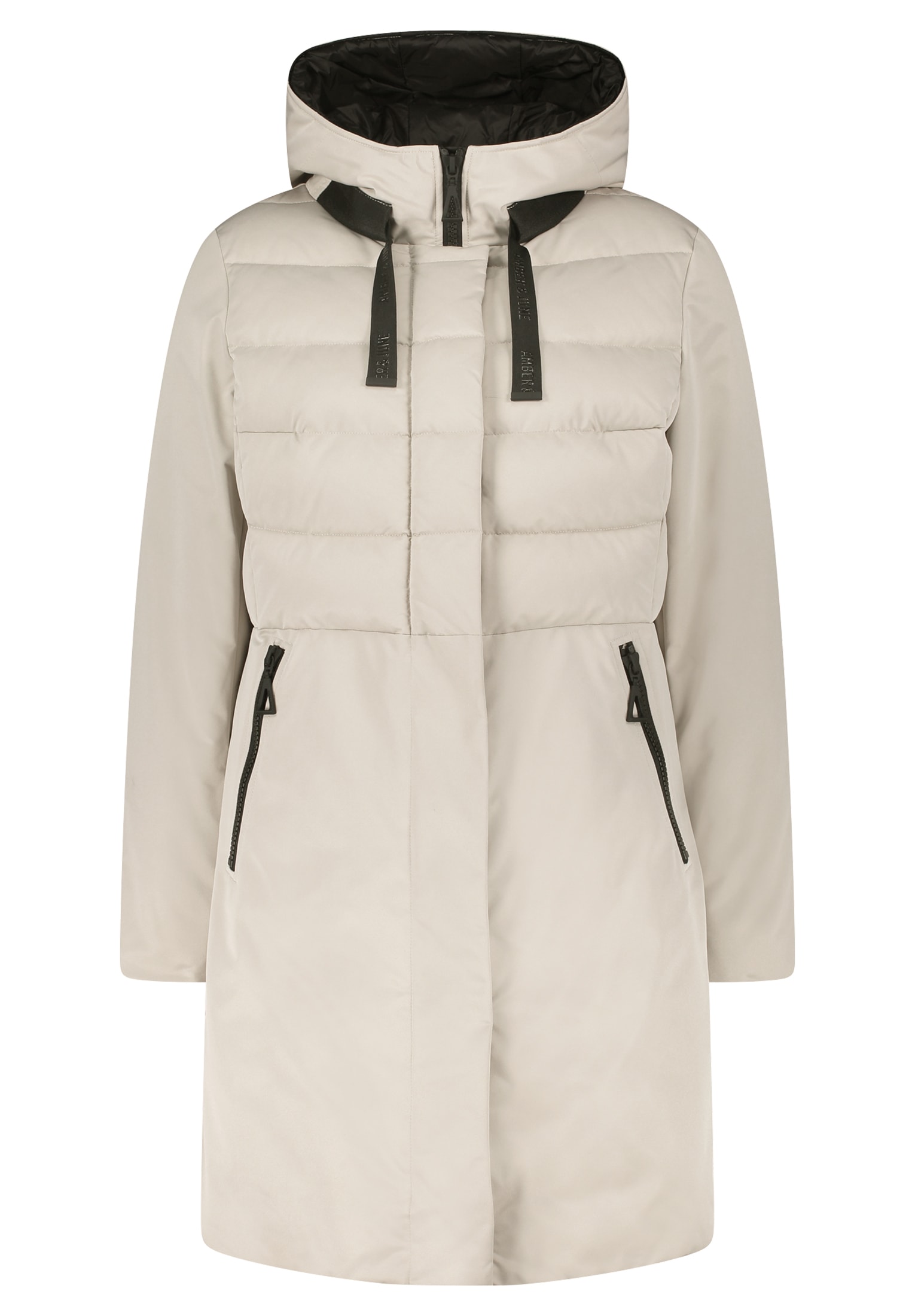 Amber & June Winterjacke »Amber & June Winterjacke Kunstdaune«, mit Kapuze