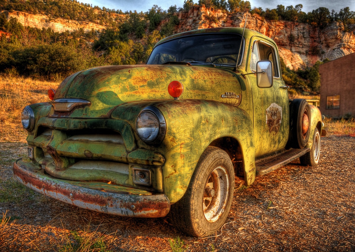 Papermoon Fototapete "Vintage Pick Up Truck"