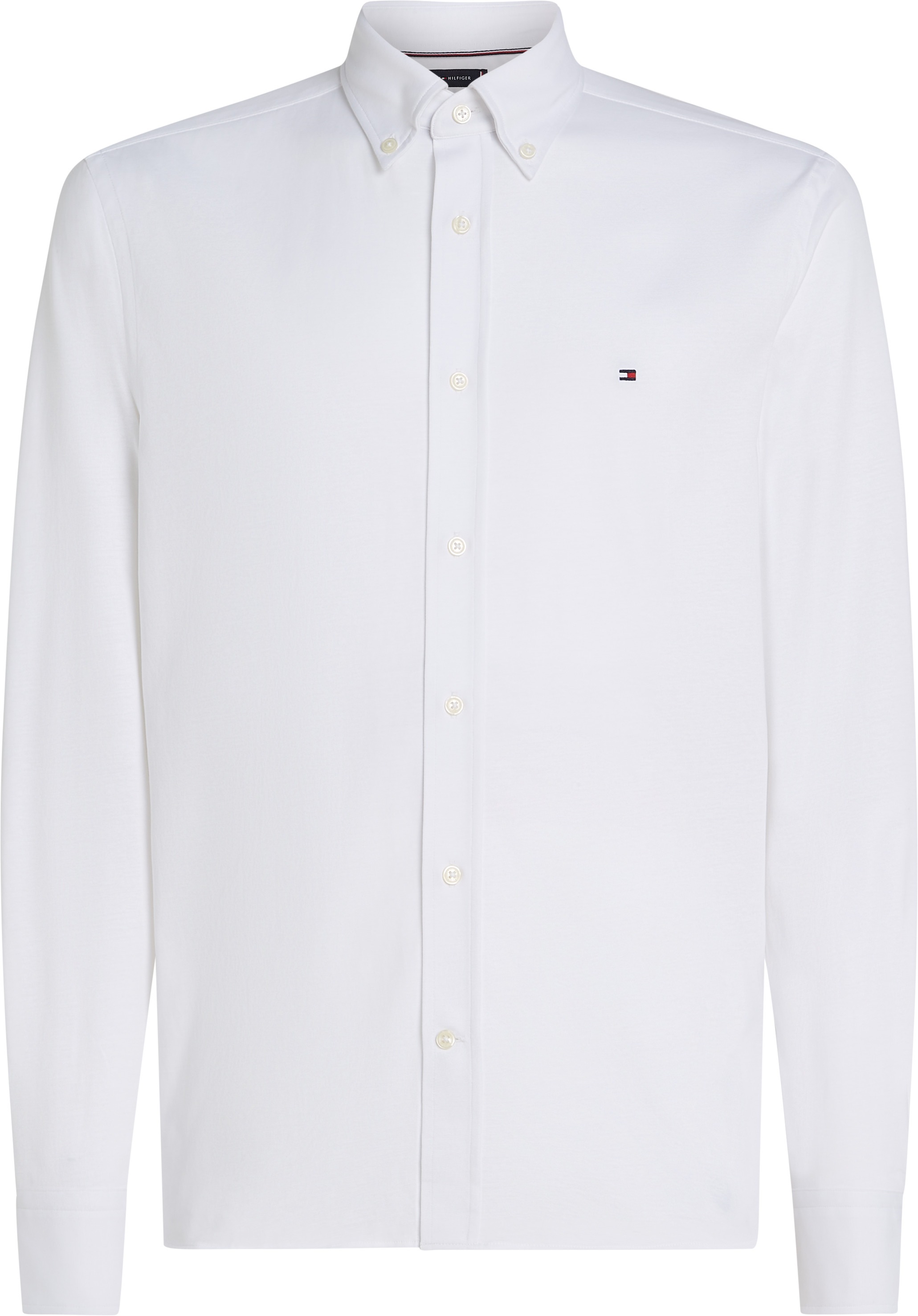 Tommy Hilfiger Langarmhemd »PERFORMANCE KNIT SOLID LS SHIRT«