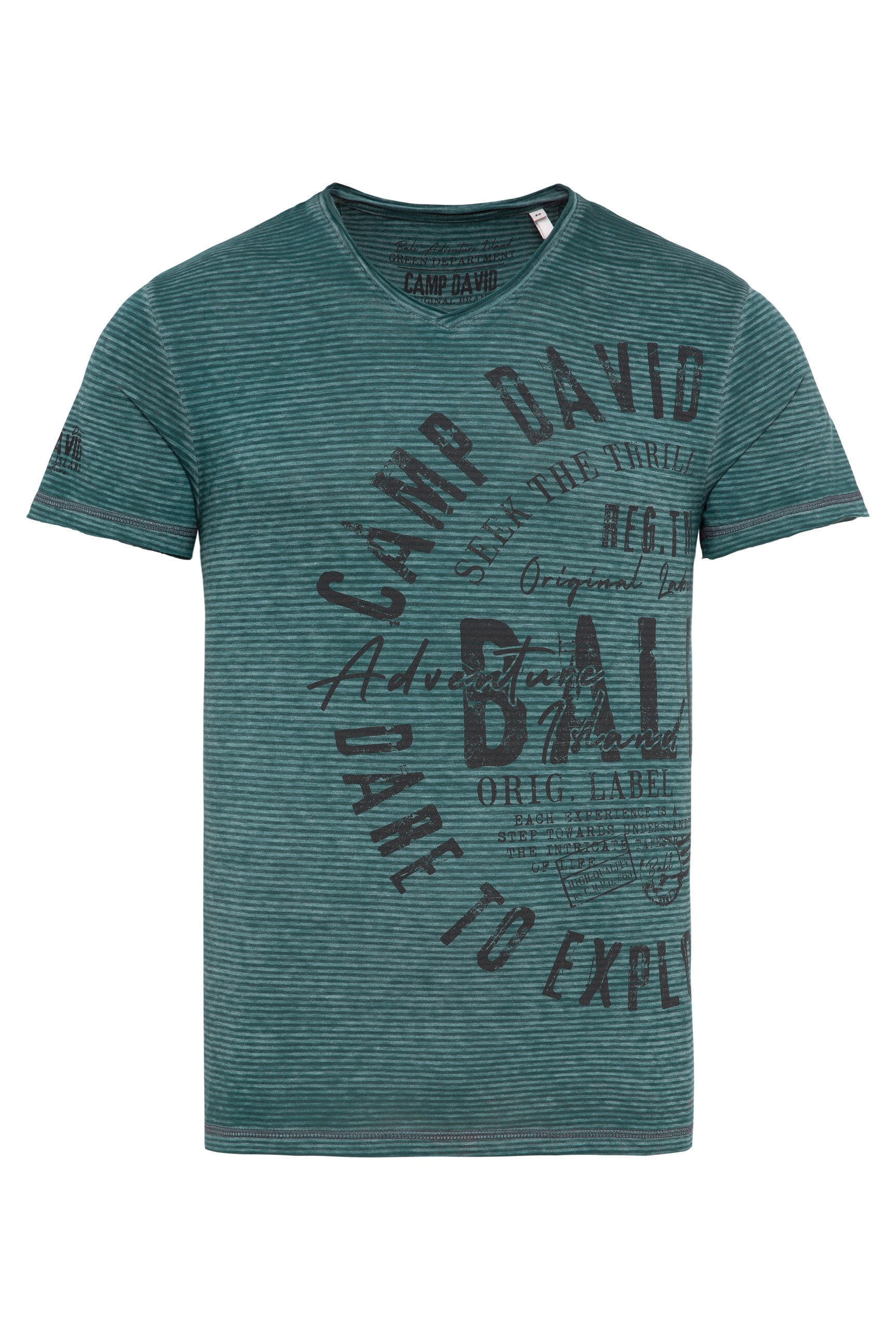 CAMP DAVID V-Shirt, mit Baumwolle