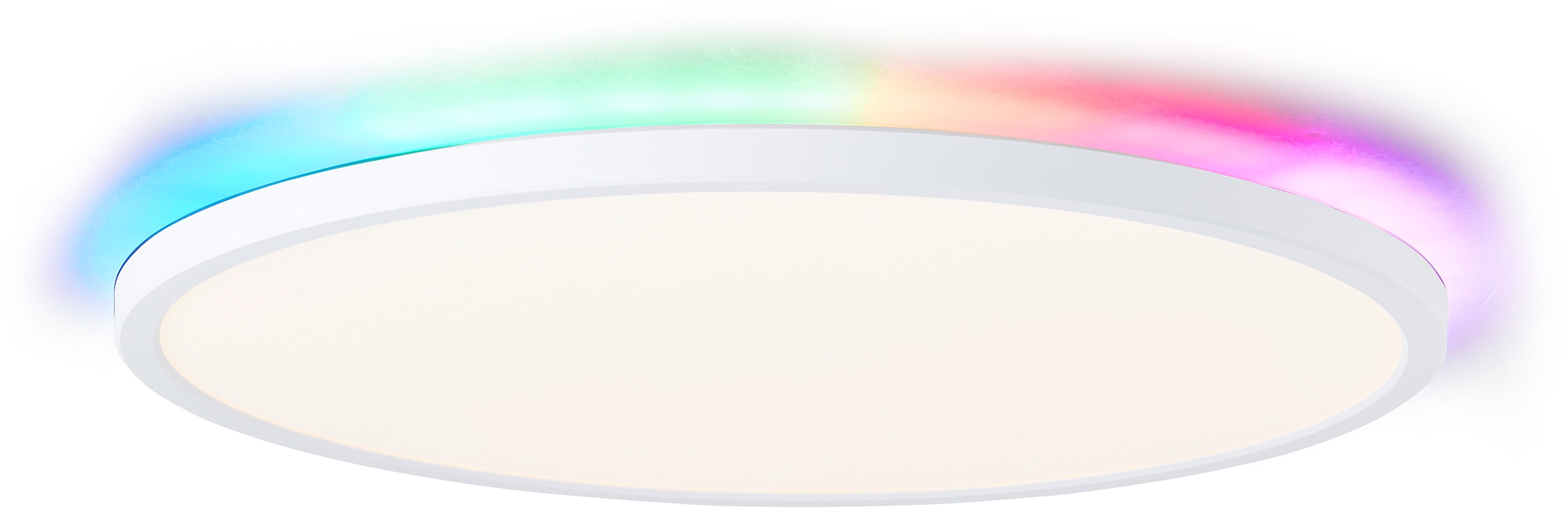 my home LED Deckenleuchte »Nane«, Panel mit Hintergrundbeleuchtung im  Regenbogen-Effekt, dimmbar 3000-6500K, 2400 Lumen, inkl. Fernbedienung,  Nachtlichtfunktion | BAUR | Panels