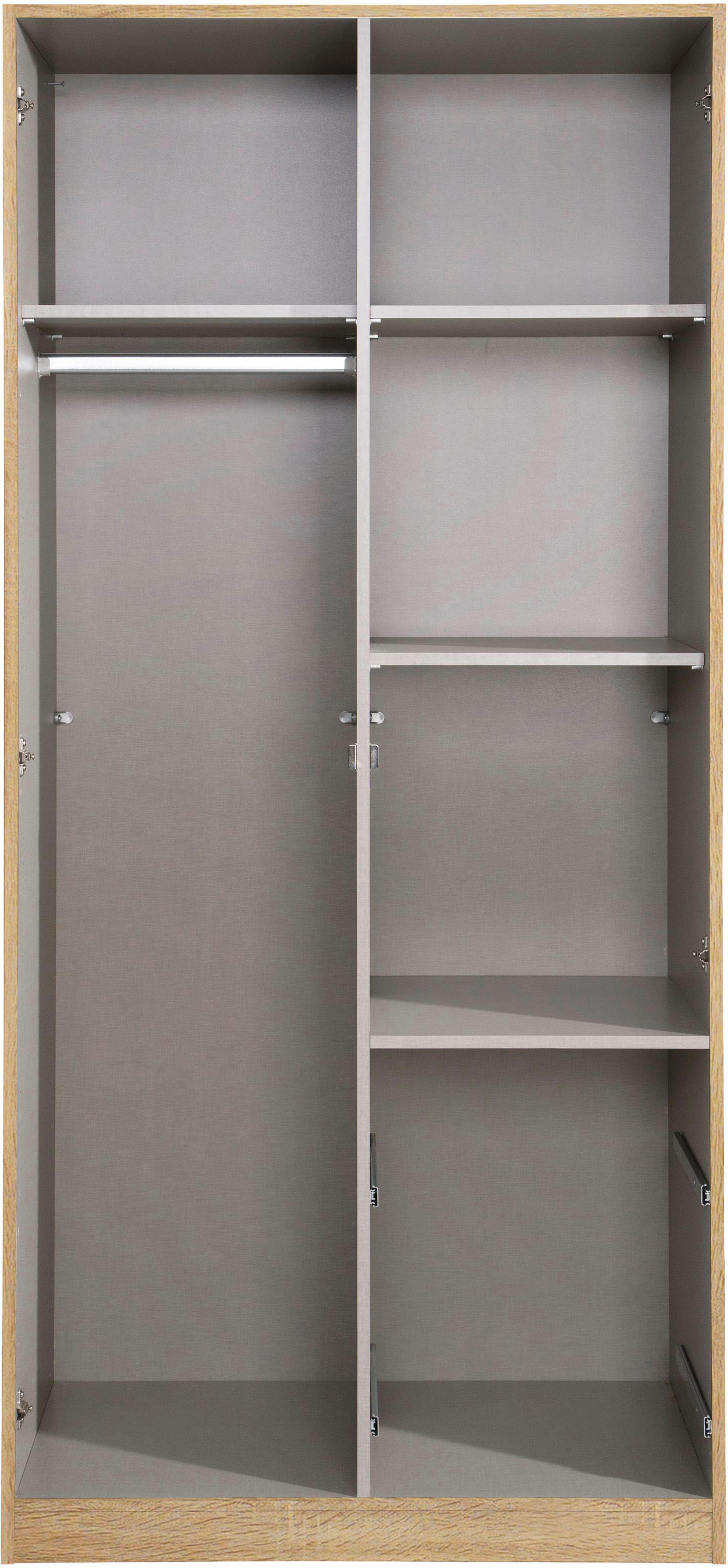 Thumbnail - rauch Drehtürenschrank "Kleiderschrank Schrank Garderobe Schlafzimmer Büroschrank BUCHHOLZ" mit Schloss, in Breite 90, 1...