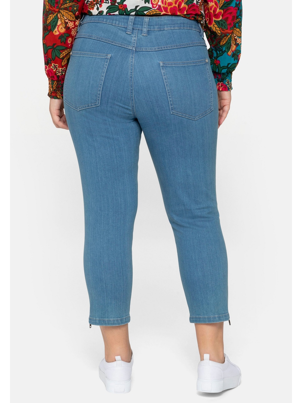 sheego by Joe Browns Stretch-Jeans "Große Größen", in 7/8-Länge mit Zipper günstig online kaufen