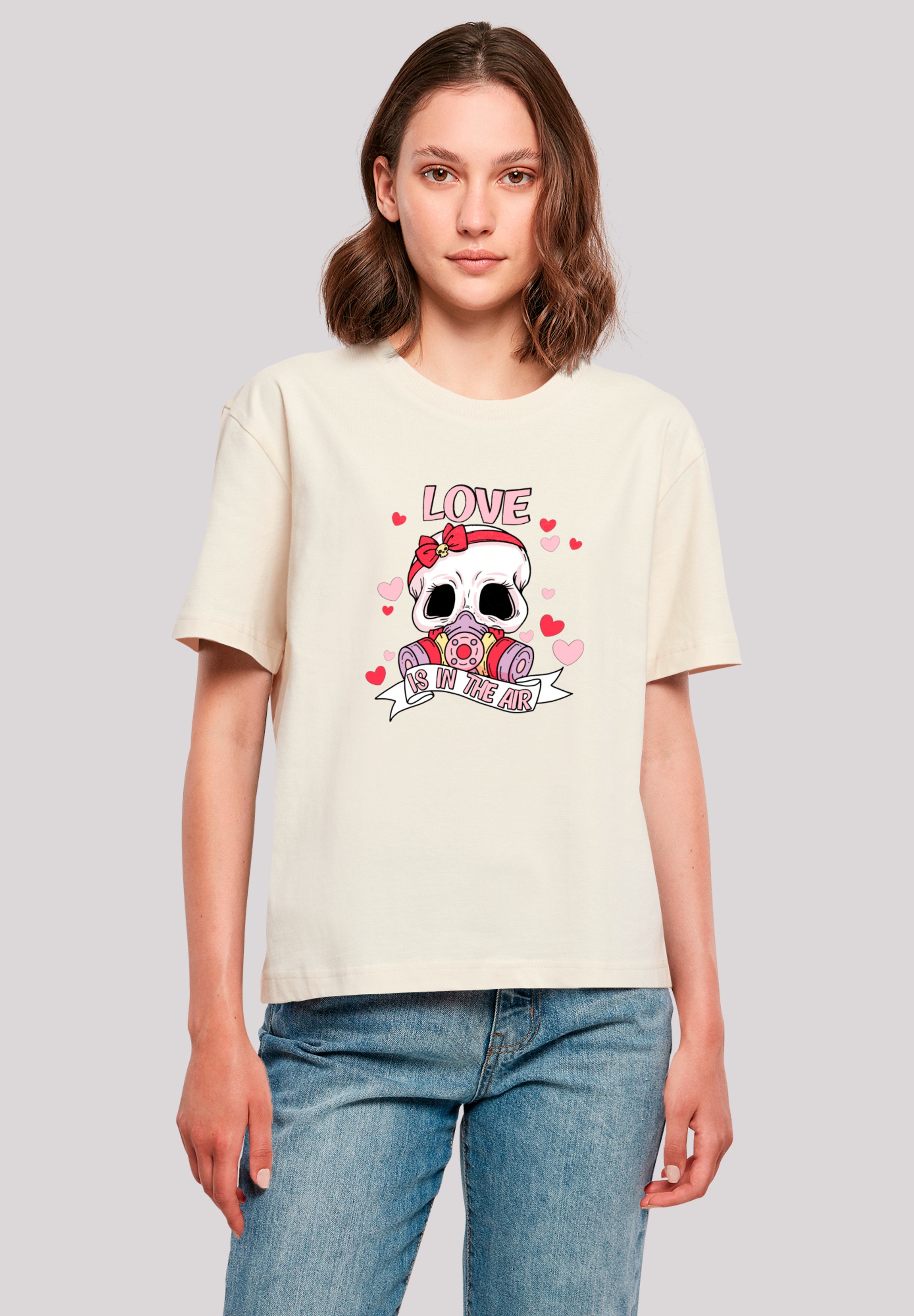 F4NT4STIC T-Shirt "Anti Valentinstag LOVE is in the air", Premium Qualität günstig online kaufen