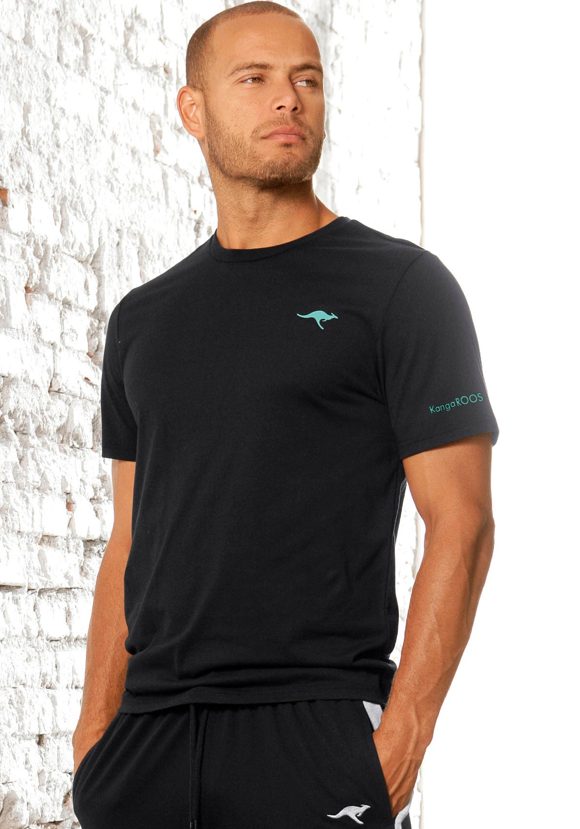 Thumbnail - KangaROOS T-Shirt 2er-Pack, mit KangaROOS Print auf der Brust