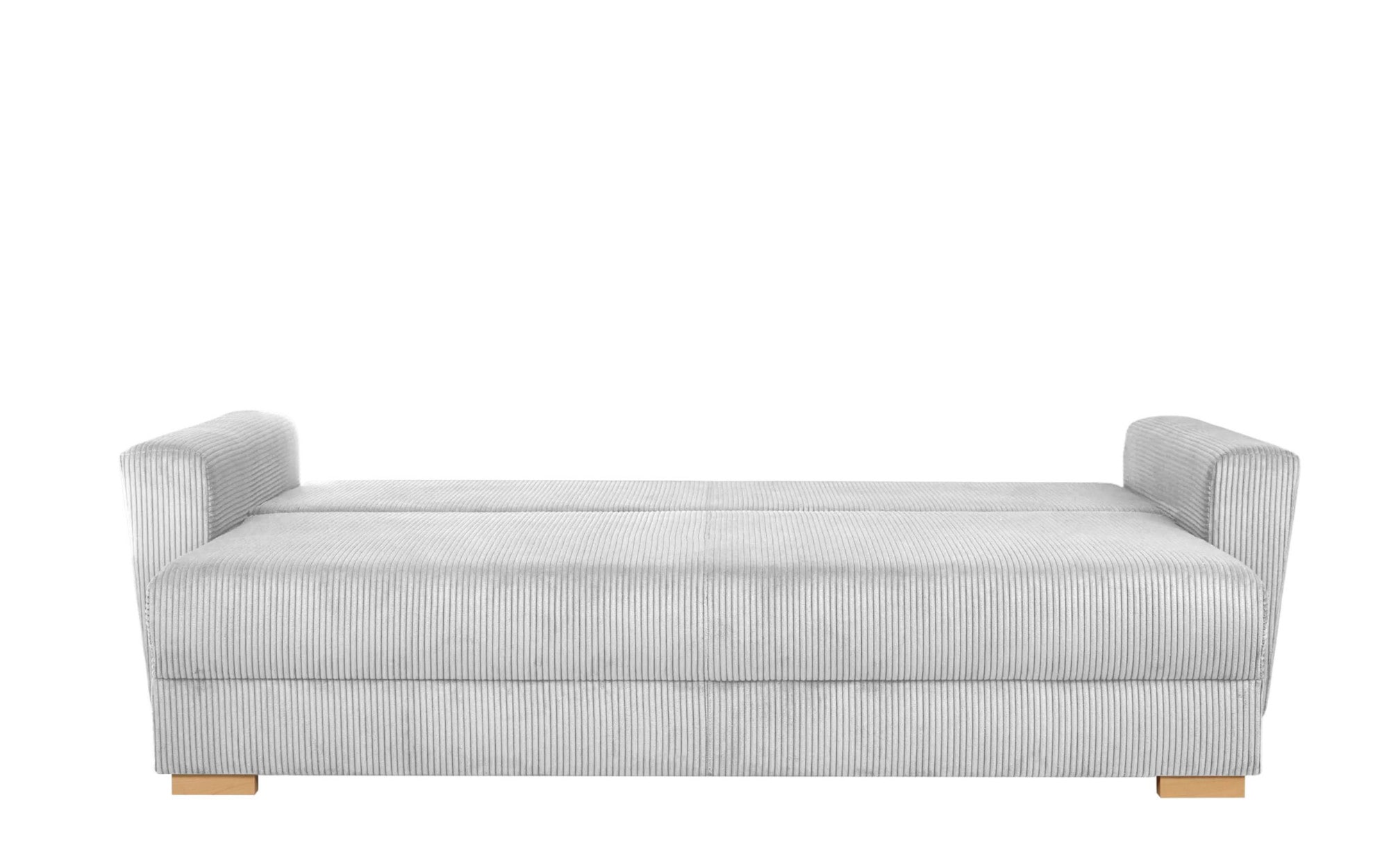 INOSIGN 3-Sitzer »MAGHERA Schlafsofa mit Bettkasten, in hochwertiger Verarbeitung«, mit Wellenunterfederung, Cord und Struktur-Bezug, B/H/T 230/92,5/79 cm