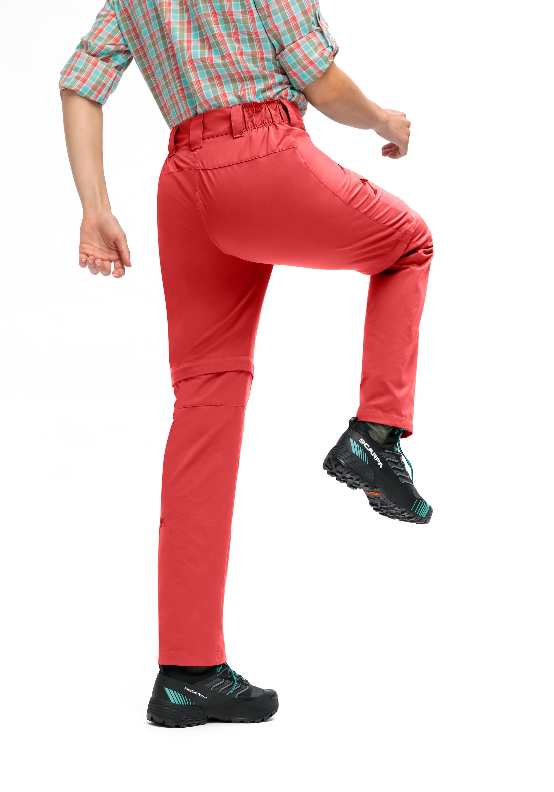 Maier Sports Outdoorhose »Nata Zip Loop«, Damen Wanderhose, Zip-Off Funktionshose, 3 Taschen, Regular Fit