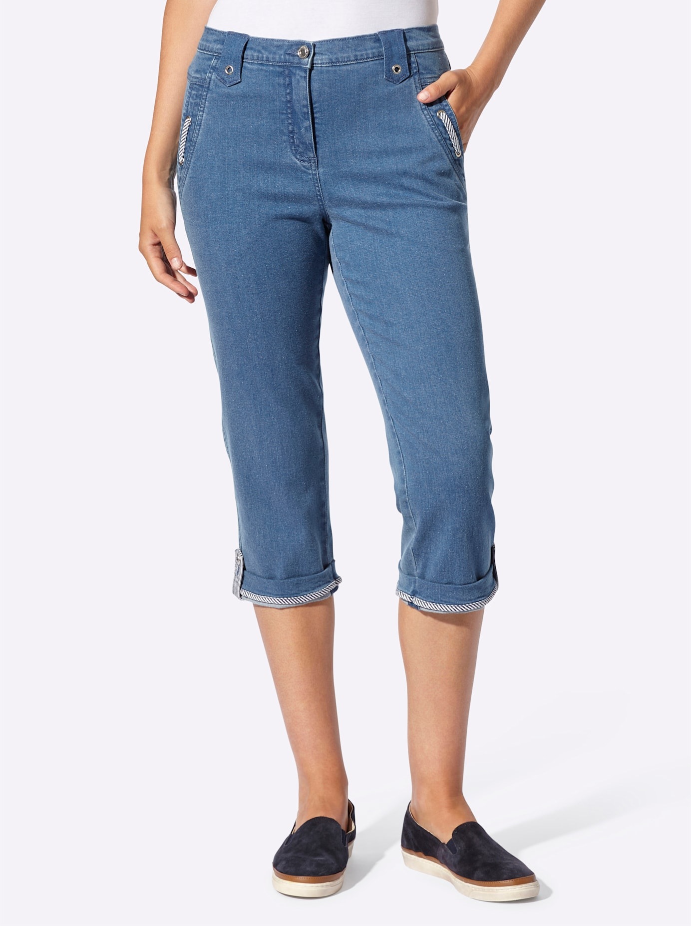 Casual Looks Caprijeans 1 tlg. günstig online kaufen