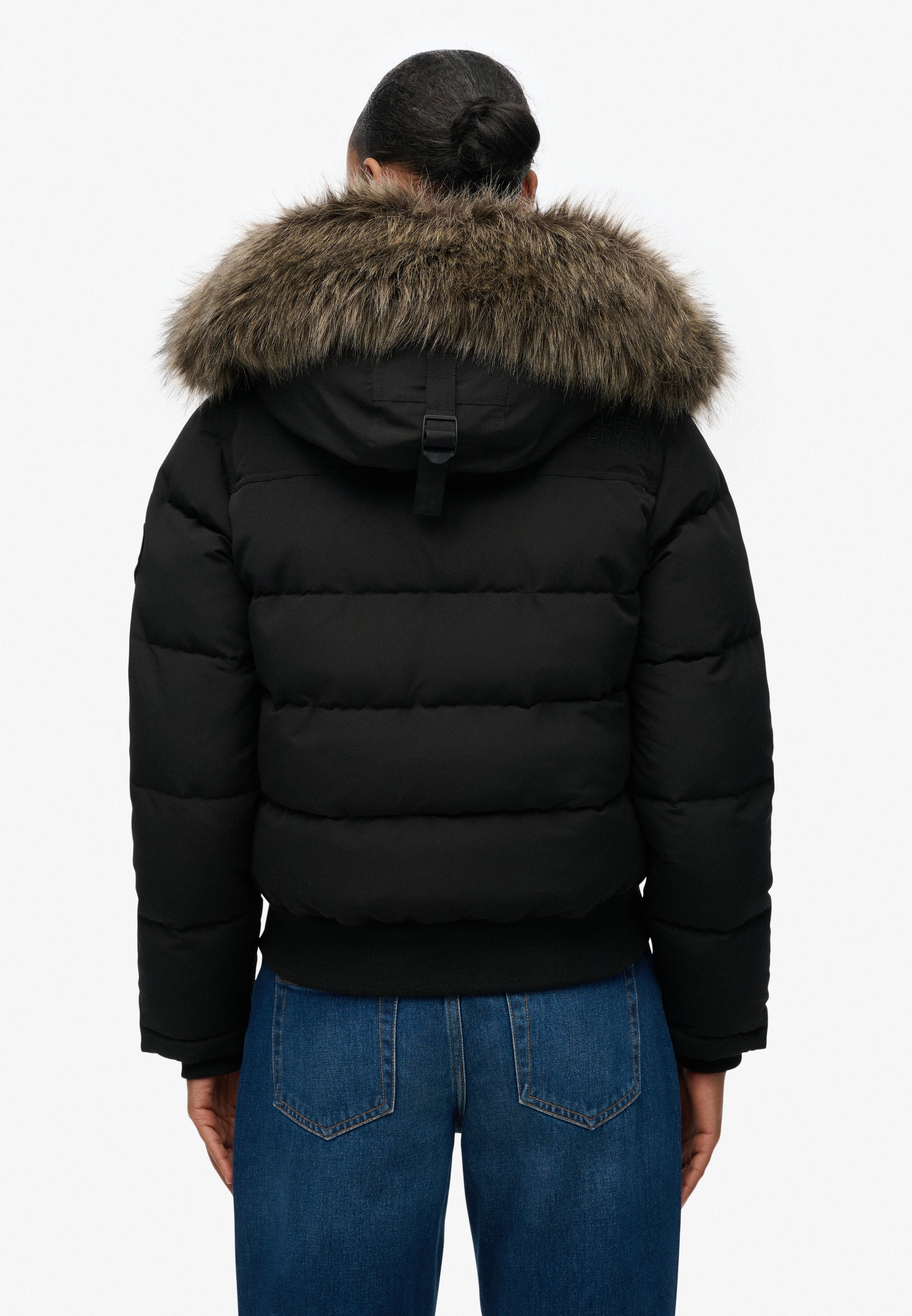 Superdry Steppjacke »EVEREST HOODED BOMBER JKT«, mit Kapuze