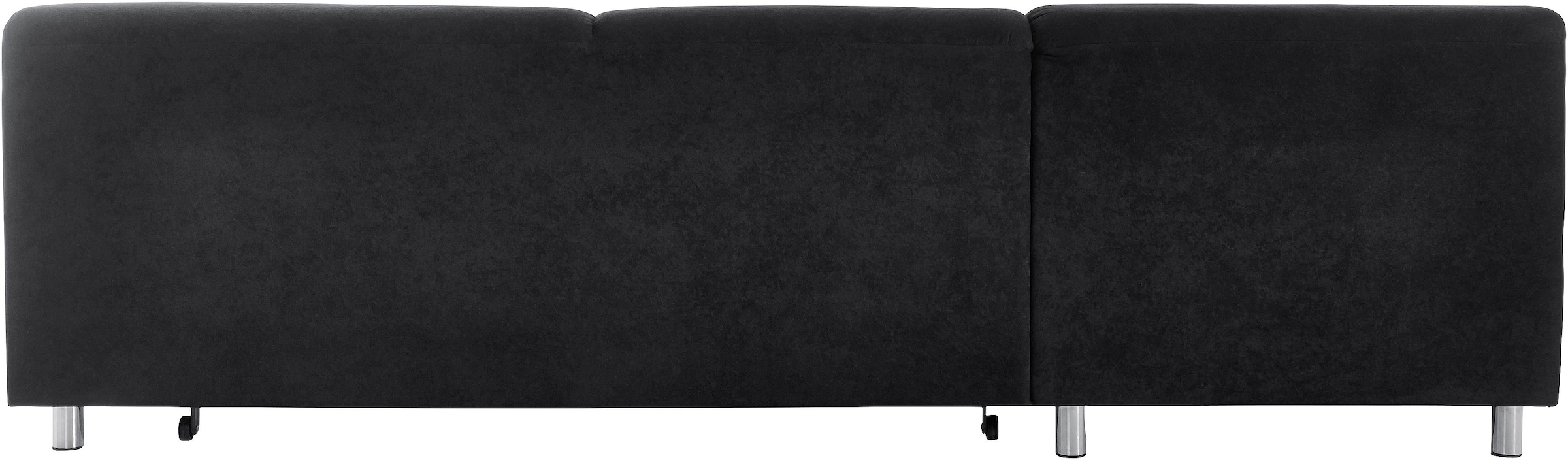 INOSIGN Ecksofa »Jamie, modern und elegant, Fußhöhe 9cm, L-Form,«, wahlweise mit Bettfunktion