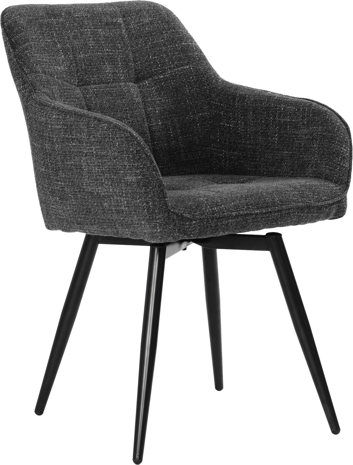 SIT Drehstuhl, (Set), 2 St., Strukturstoff, mit 360° Drehfunktion