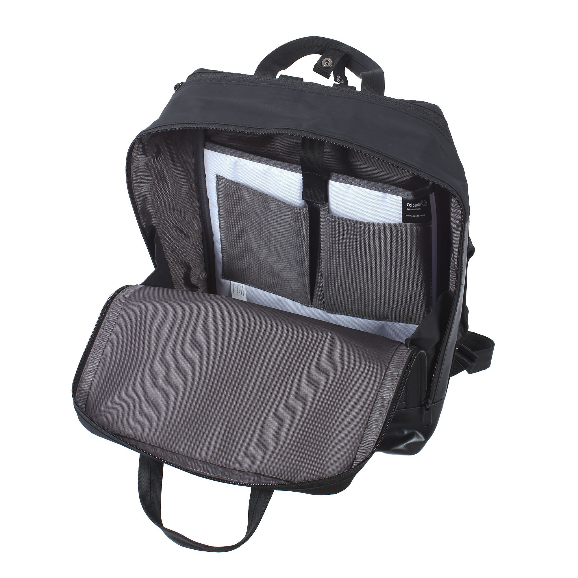 7clouds Laptoprucksack »Agal 7.3 M«, GRS (global recycling standard) zertifiziertes Material