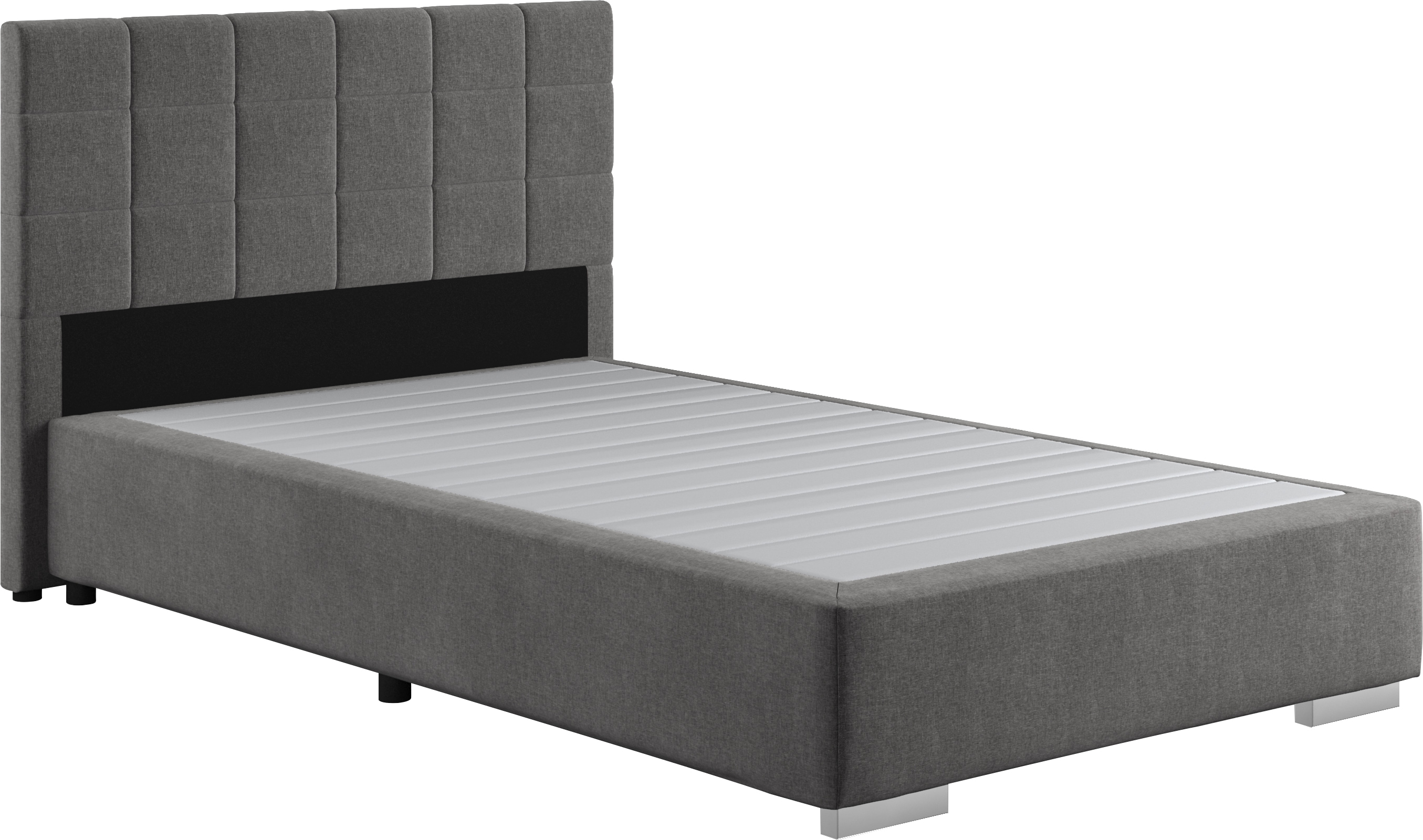 COTTA Boxspringbett "Simba in verschiedenen Farben und Breiten erhältlich, ohne Matratze" im Bezugsstoff: Karo