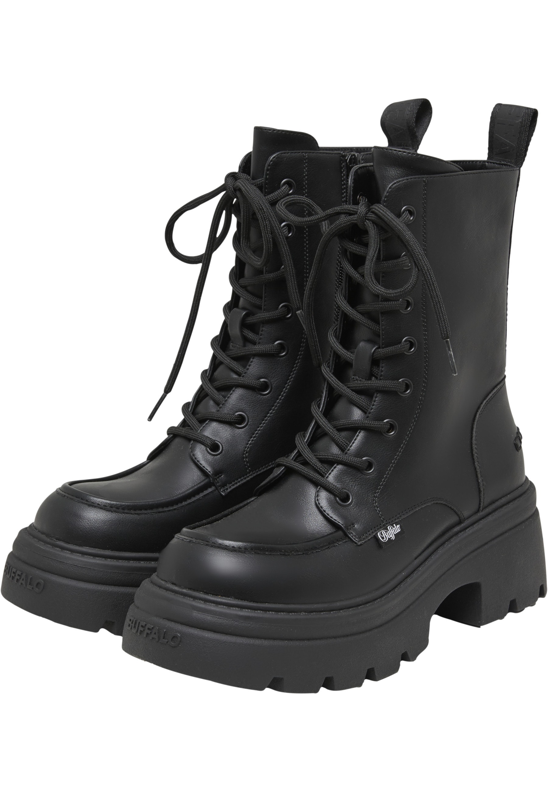 Buffalo Stiefel "Buffalo ZAVEN LACE UP MID - VEGAN NAPPA"