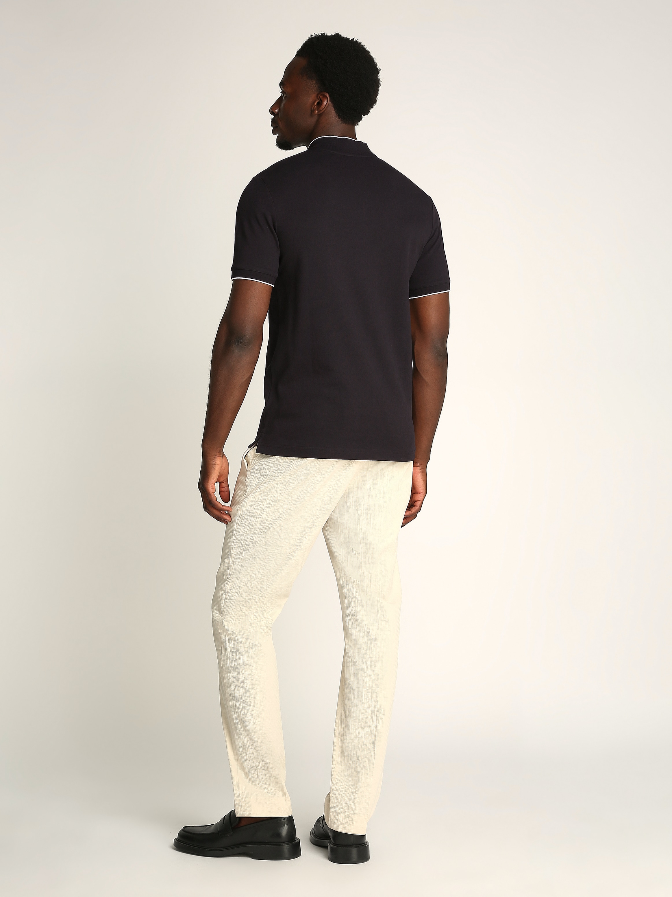 Calvin Klein Poloshirt »STRETCH PIQUE STAND COLLAR POLO«, mit kontrastfarbenen Kanten