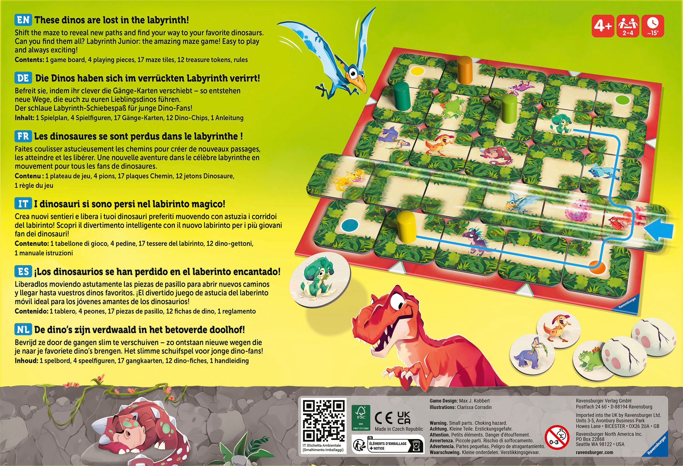 Ravensburger Spiel »Dino Junior Labyrinth«, Made in Europe