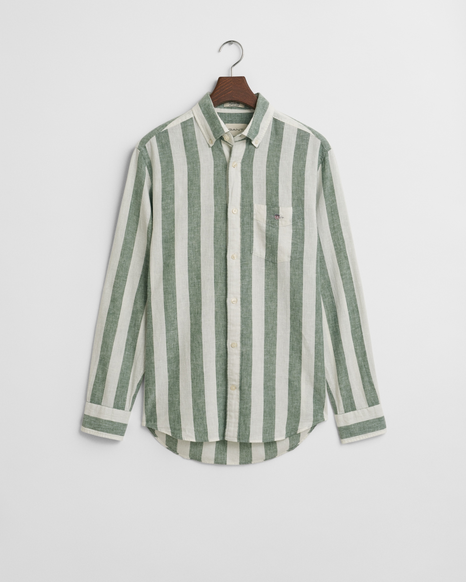 Gant Langarmhemd »REG COTTON LINEN BOLD STRIPE SHIRT«