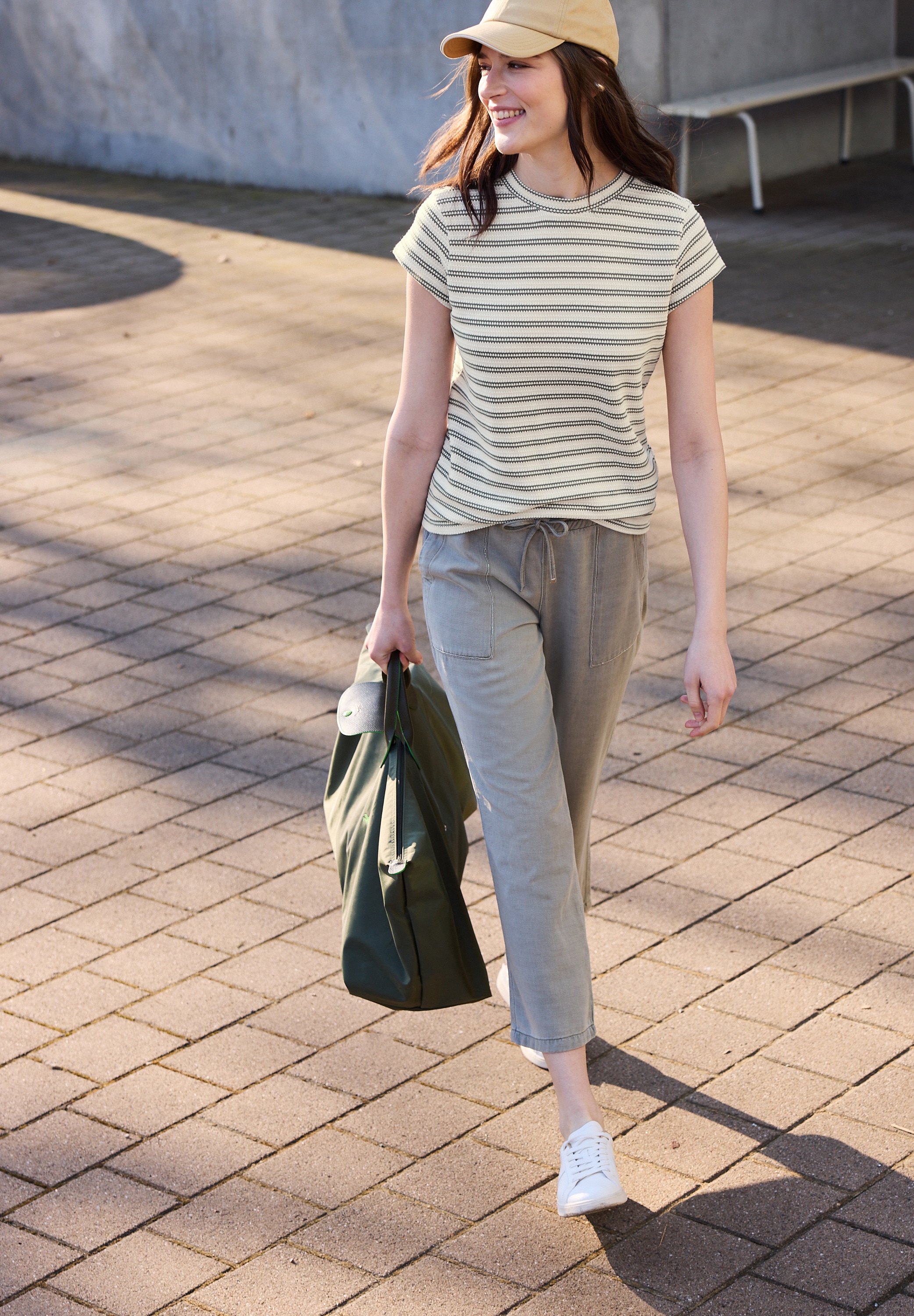 STREET ONE STUDIO T-Shirt im soften Baumwoll-Mix günstig online kaufen