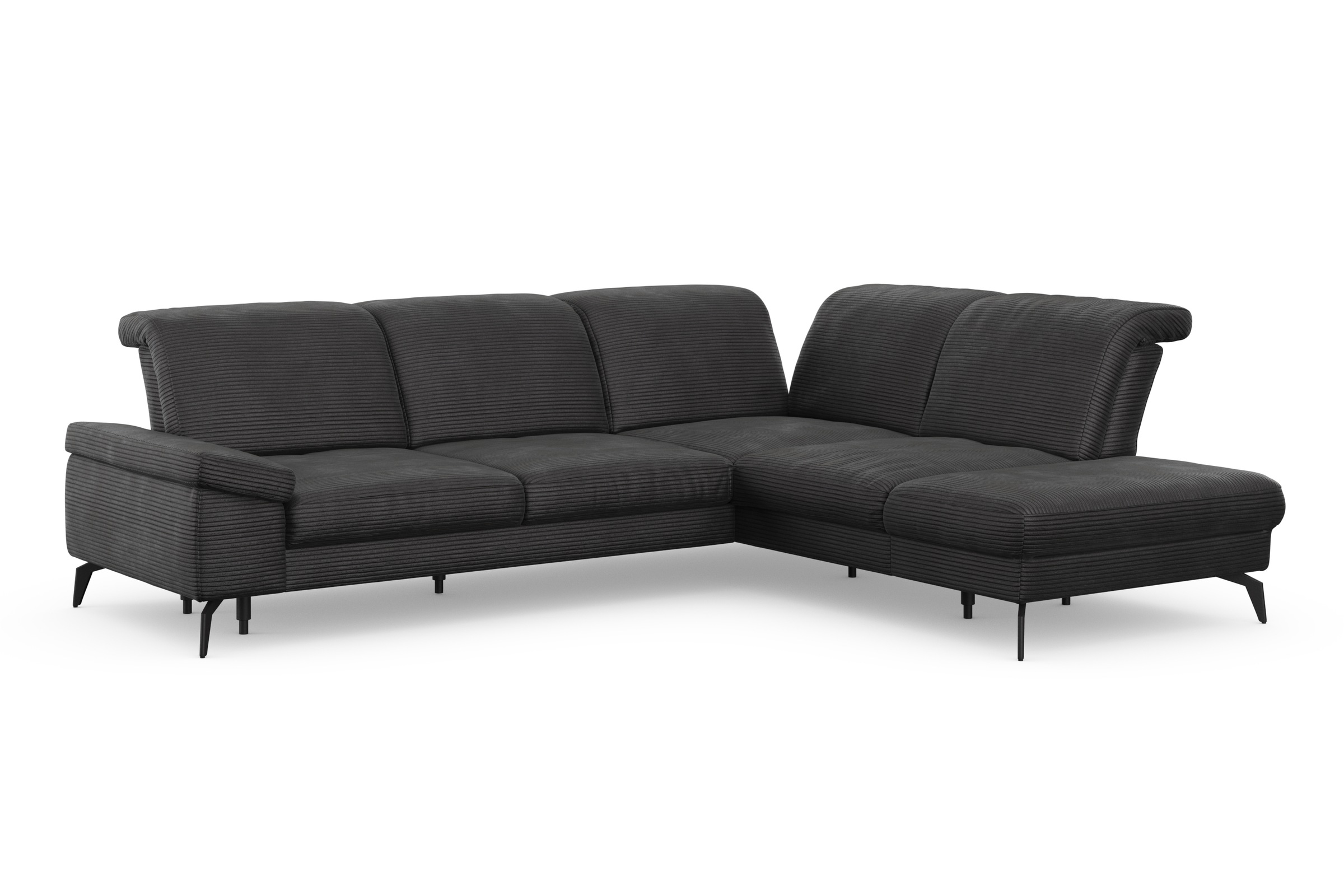 sit&more Ecksofa »Cabana L-Form« Ottomane, wahlweise mit Sitztiefen-,Armlehnen- und Kopfteilfunktion