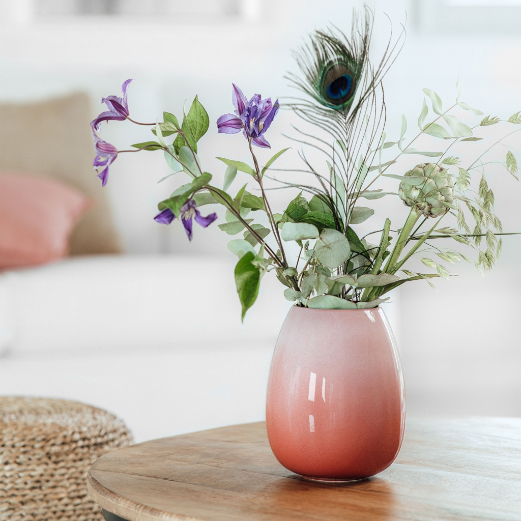 like. by Villeroy & Boch Dekovase »Vase Drop Perlemor Home 17,5 cm rosa«