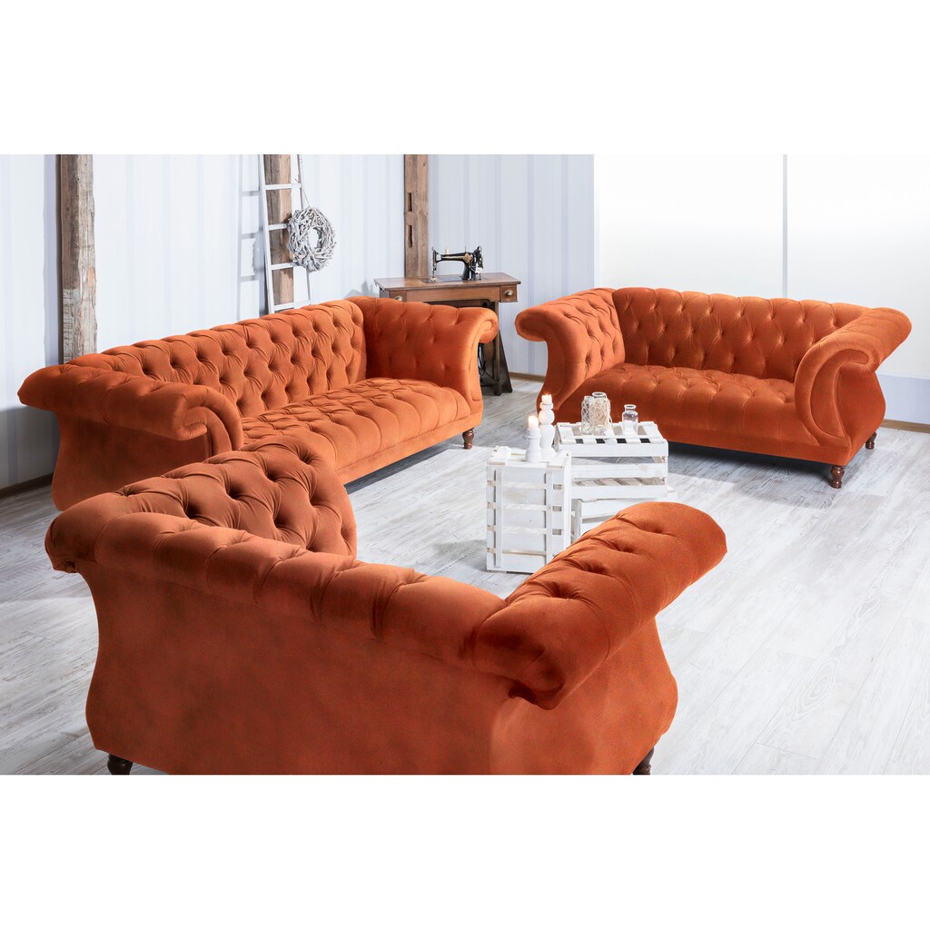 Max Winzer® Chesterfield-Sofa »Isabelle«