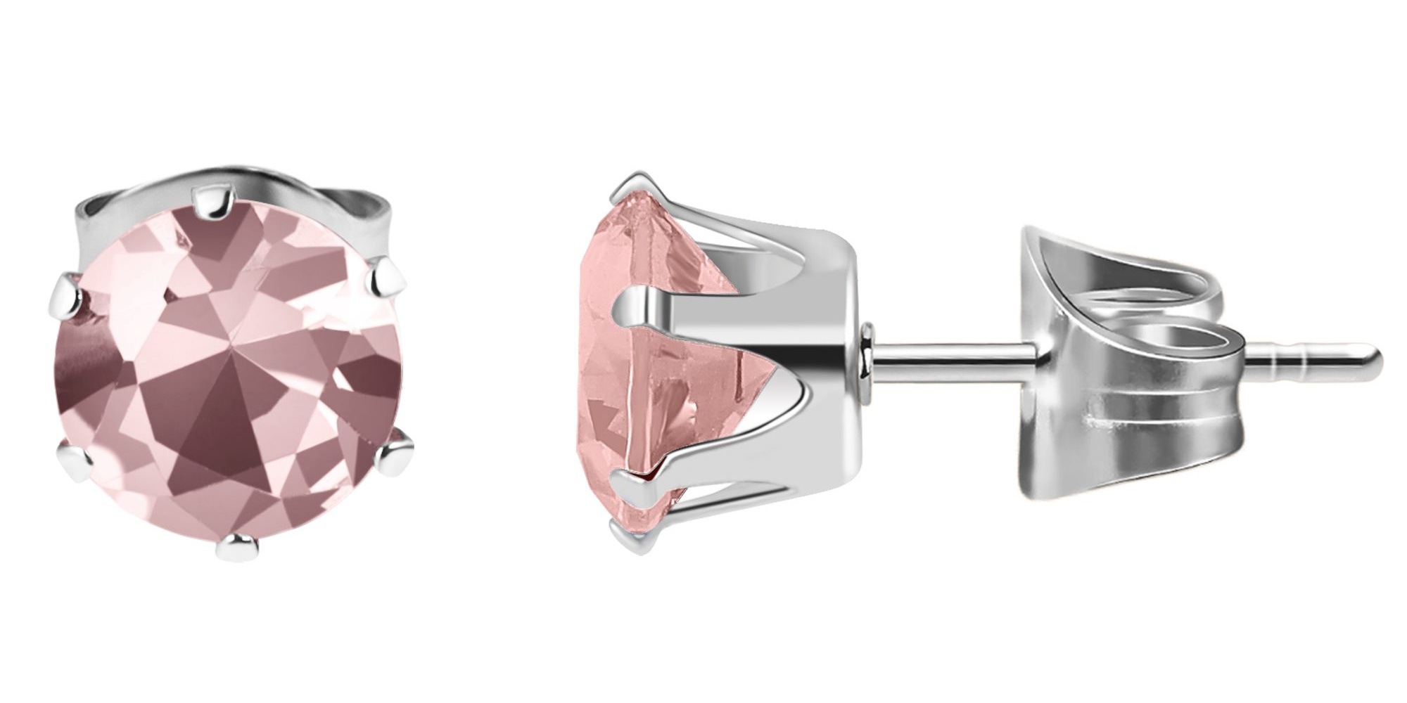 Adelia´s Paar Ohrhänger "Ohrringe – Ohrstecker aus Edelstahl mit Zirkonia" Ein kleines Geschenk mit großer Wirkung
