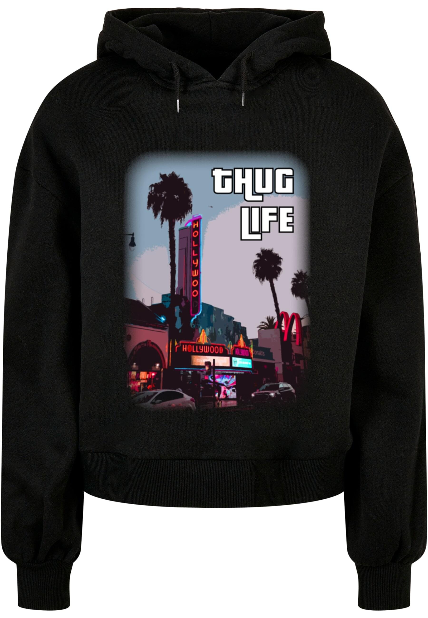 Merchcode Kapuzenpullover "Merchcode Damen Laides Grand Thug Life Organic Oversized Hoody"