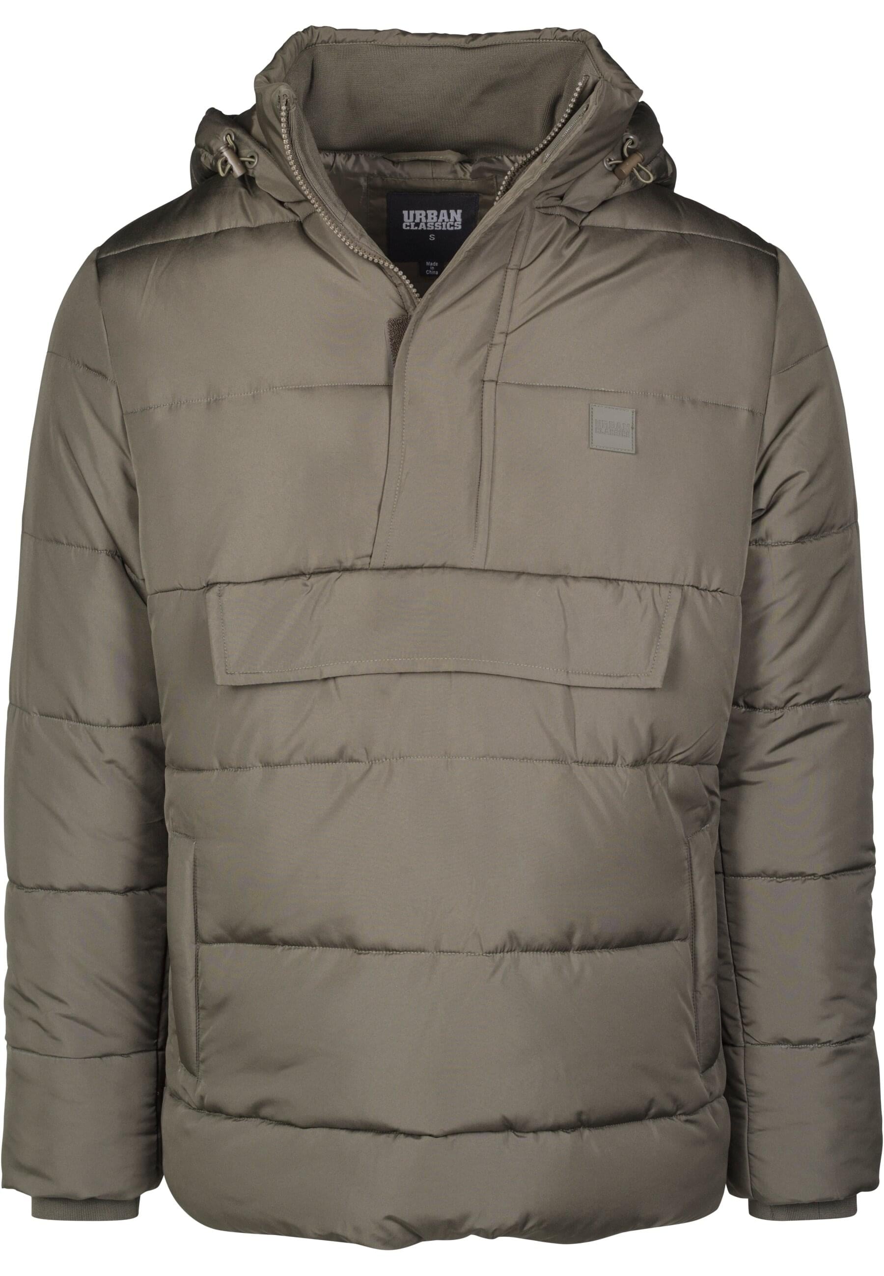 URBAN CLASSICS Winterjacke "Urban Classics Herren Pull Over Puffer Jacket" günstig online kaufen