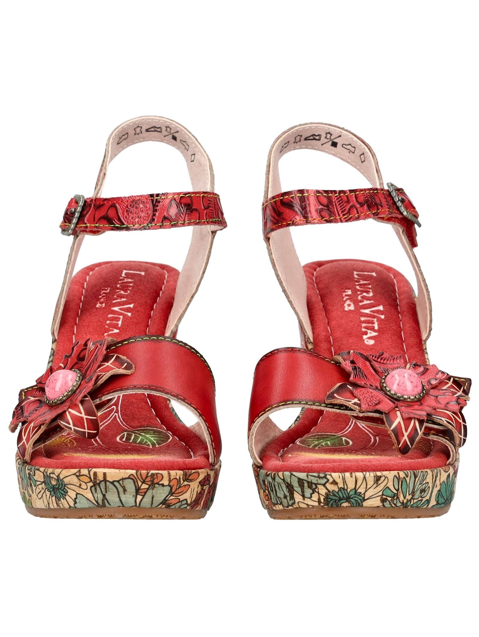 LAURA VITA High-Heel-Sandalette »LAURA VITA Sandalen Leder«