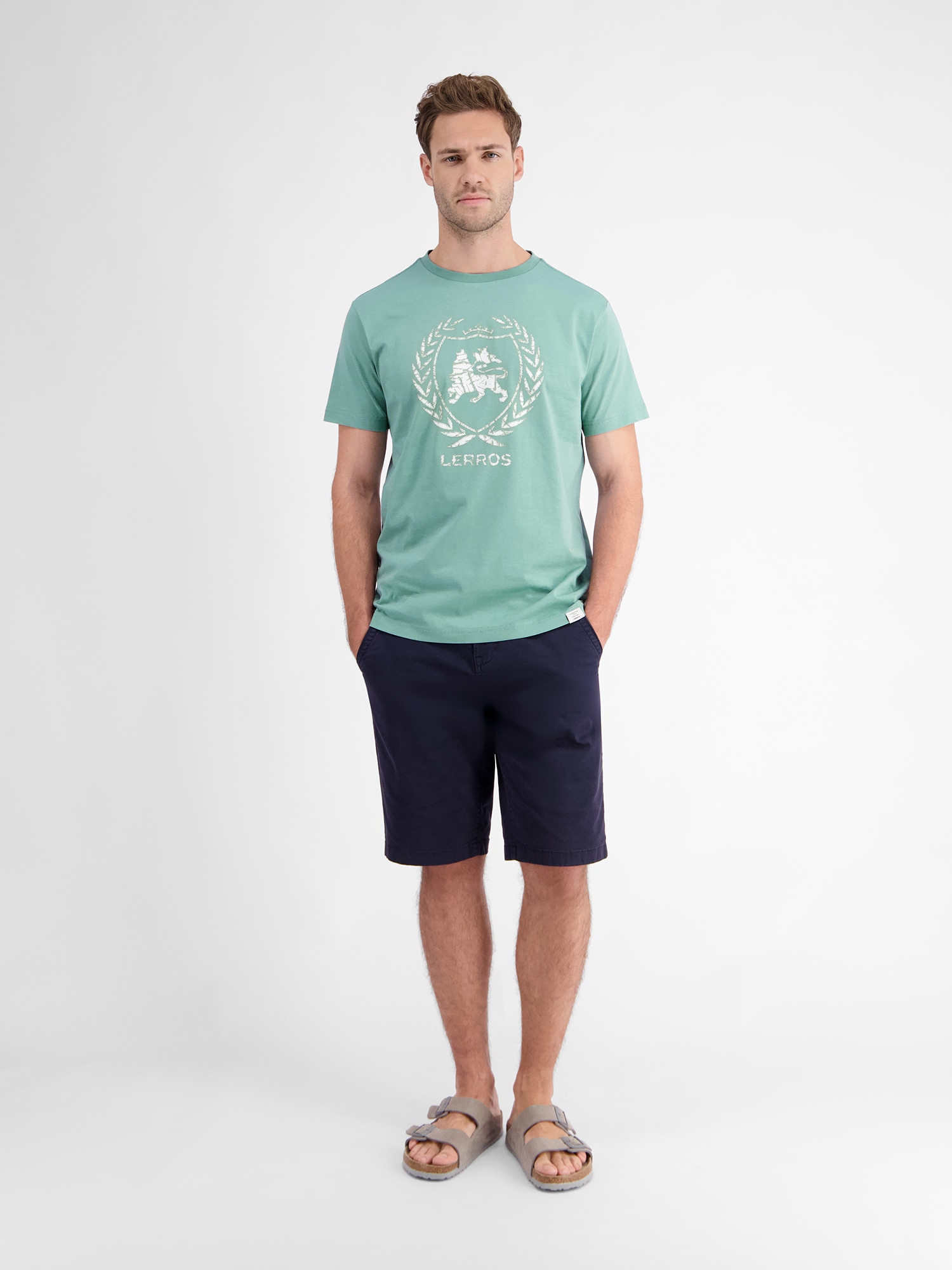 LERROS T-Shirt »LERROS T-Shirt mit Logoprint«