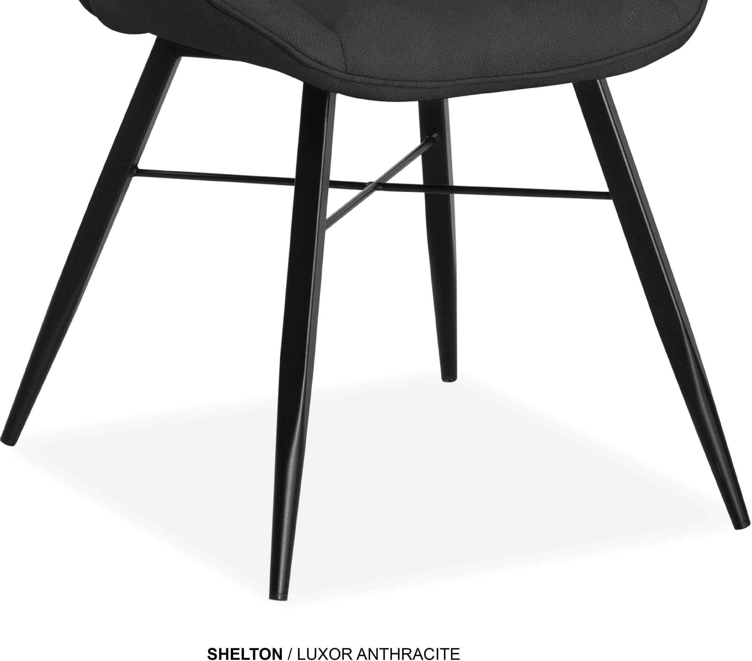 OMG Design Esszimmerstuhl »Shelton« (Set) 2 Stk.Esszimmerstuhl, pflegeleichter Bezug, mit Handgriff