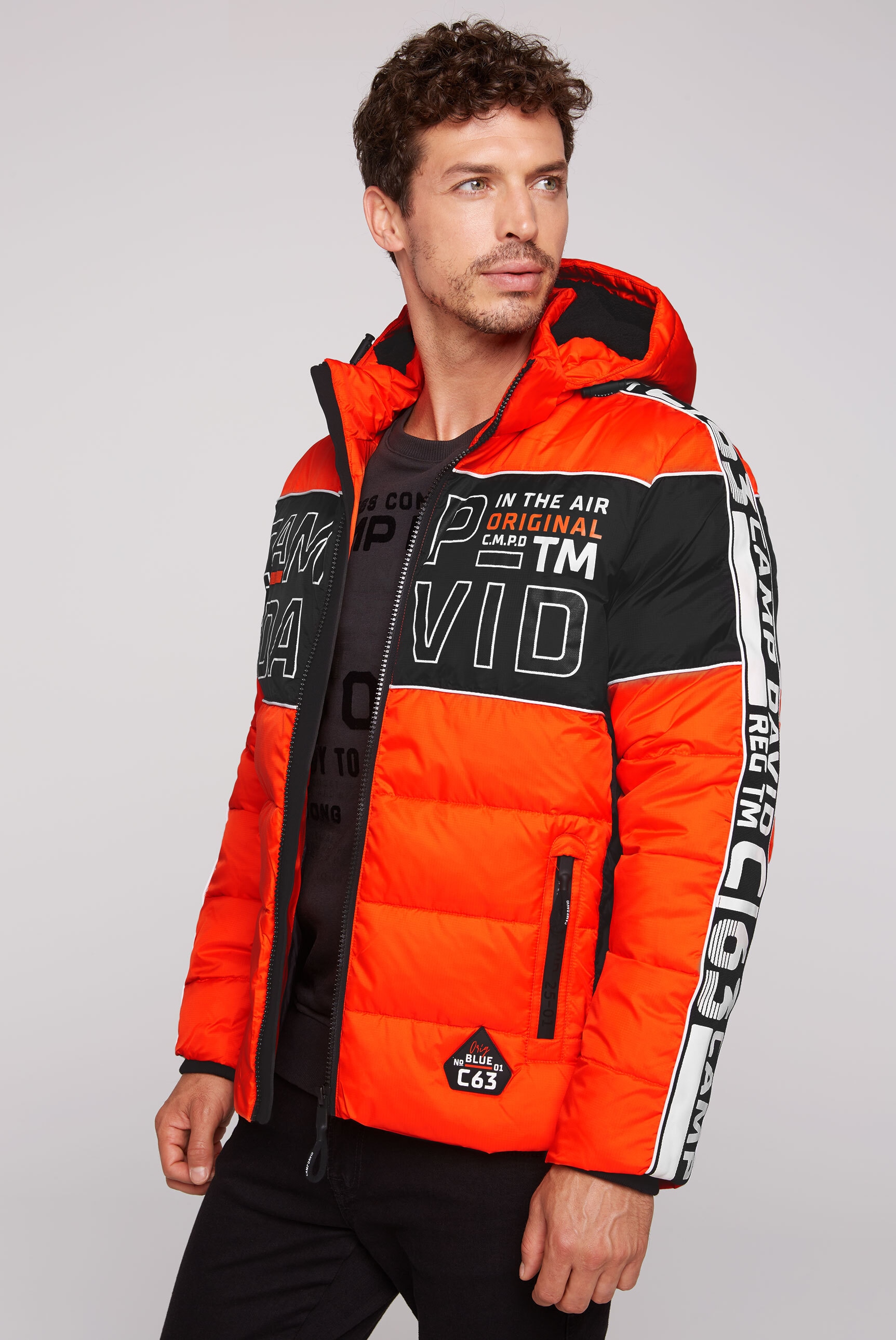 CAMP DAVID Winterjacke, mit Kapuze, mit abtrennbarer Kapuze