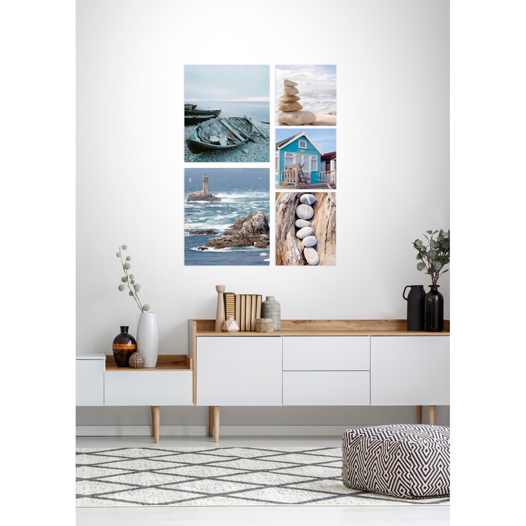 Art for the home Bild »Strand«, Strand, (5 St.)