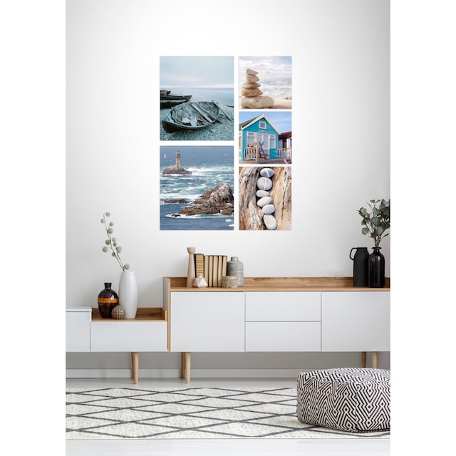 Art for the home Bild »Strand«, Strand, (5 St.) bestellen | BAUR
