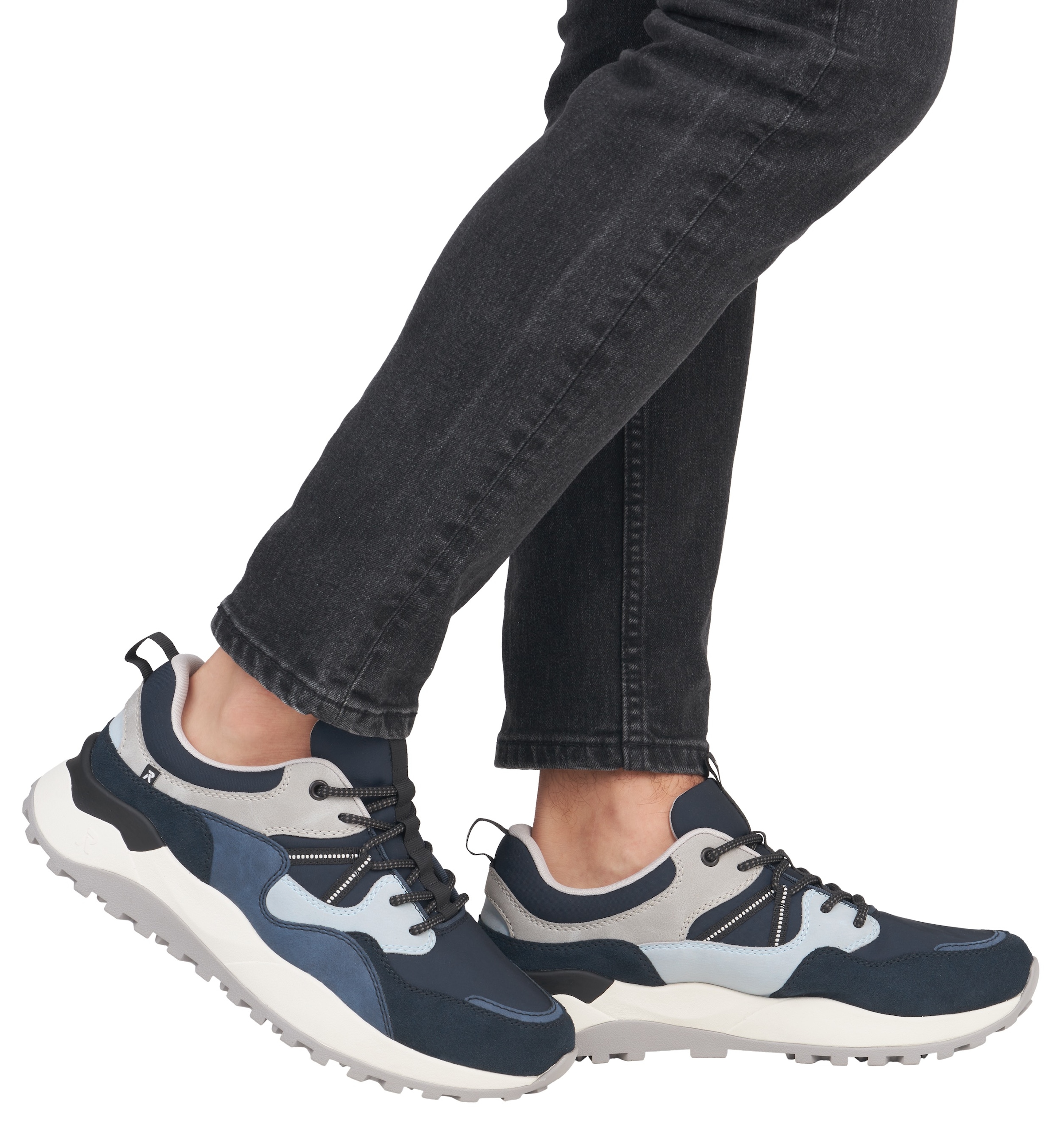 RIEKER Sport Slip-On Sneaker »Castello«, Halbschuh, Freizeitschuh, Slip in mit herausnehmbarer Soft-Einlage