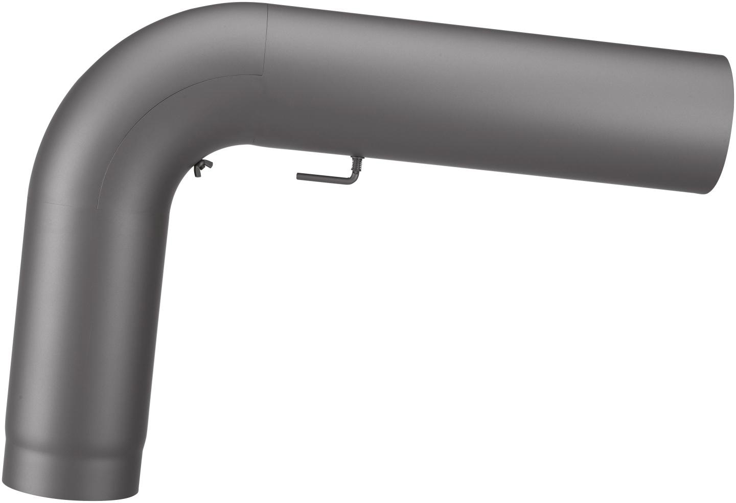 JUSTUS Ofenrohr, grau, Rohre, für Kaminöfen