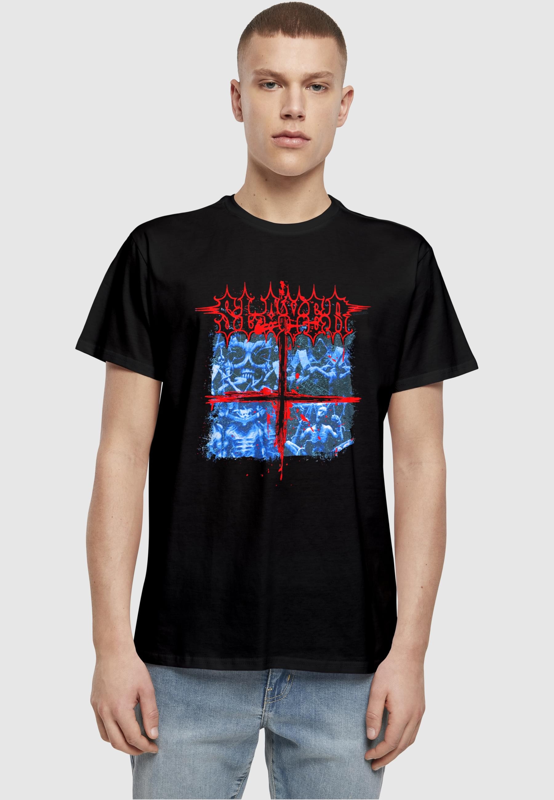 Merchcode T-Shirt »Merchcode Herren Slayer - Tour 2004 Basic T-Shirt«